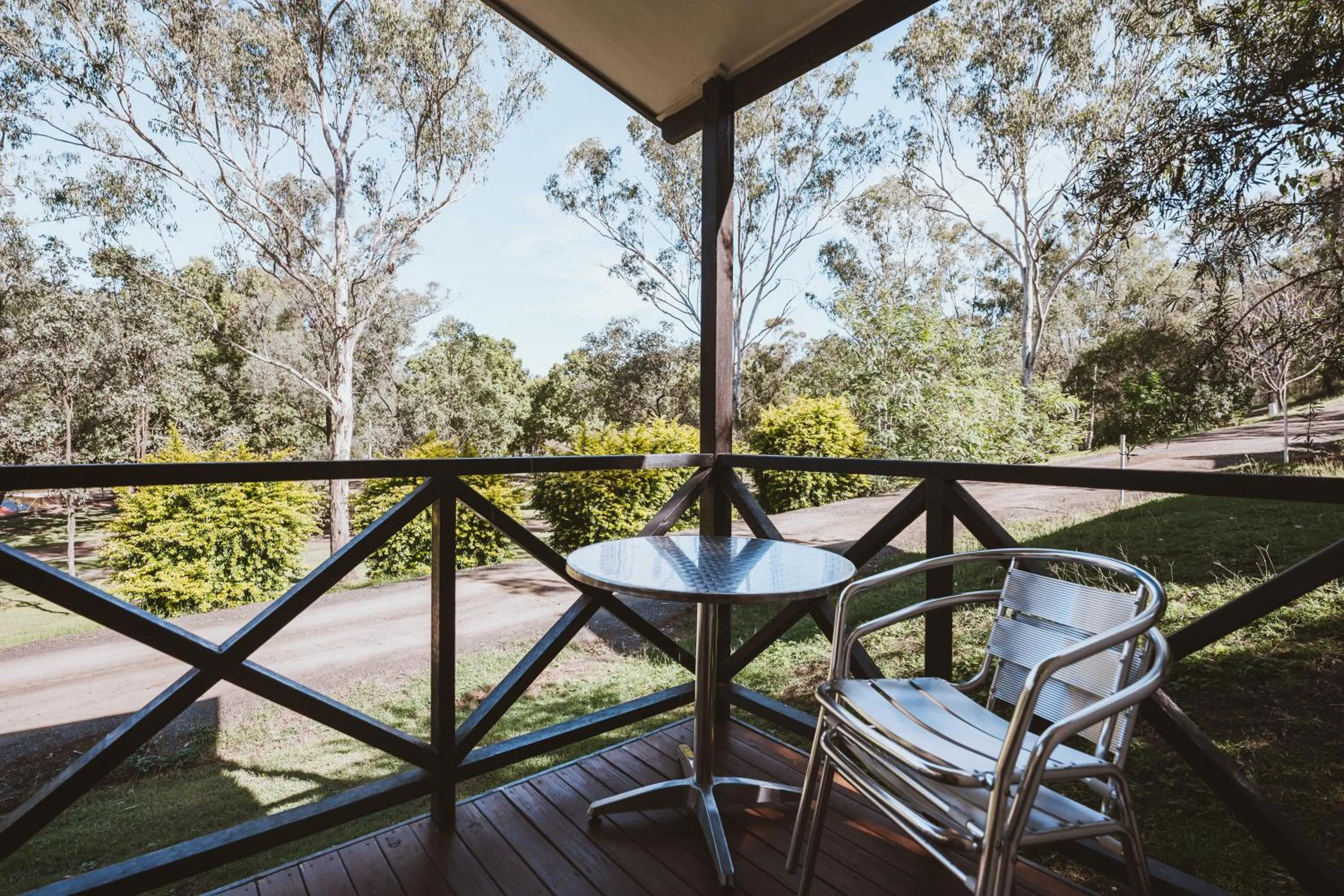 Balcony/Terrace in BIG4 Cania Gorge Holiday Park
