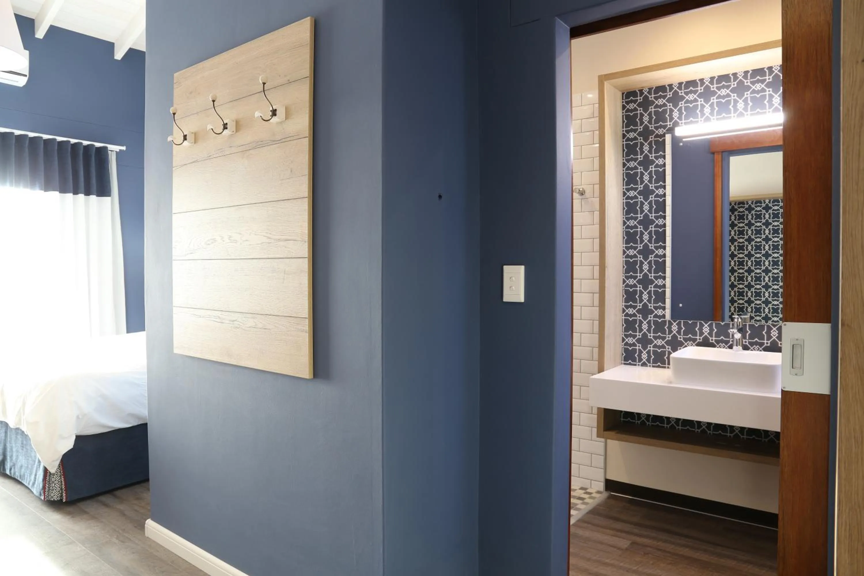 Decorative detail, Bed in Namib Guesthouse