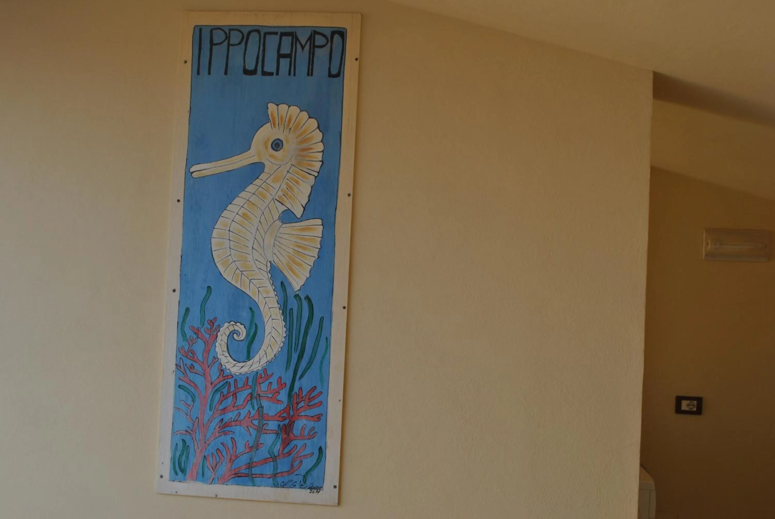 Decorative detail in B&B Ippocampo