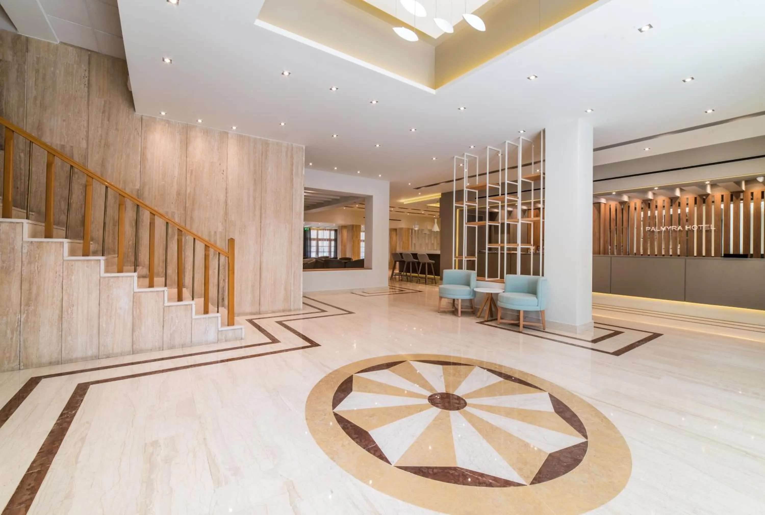 Lobby or reception in Hotel Palmyra