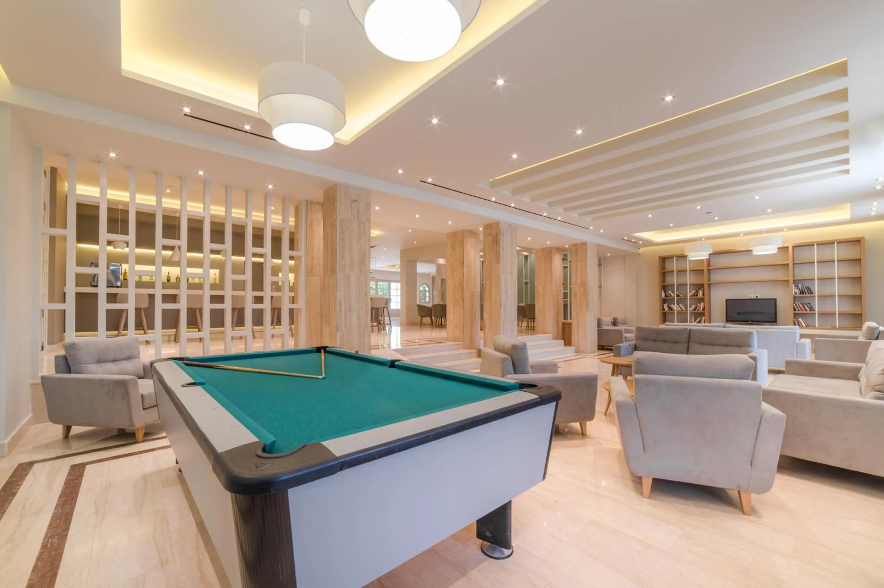 Communal lounge/ TV room in Hotel Palmyra