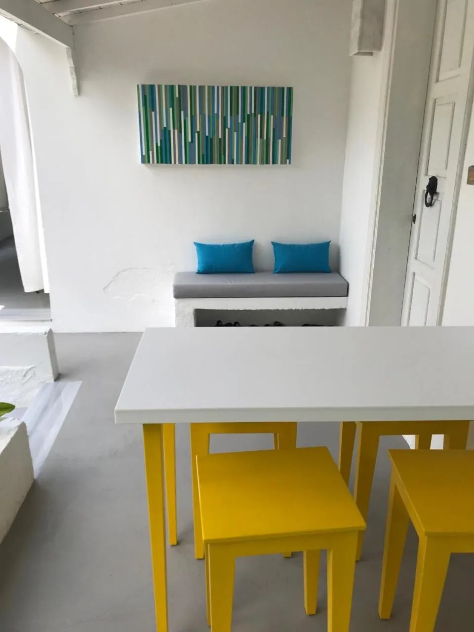 Facade/entrance in Manolis' House