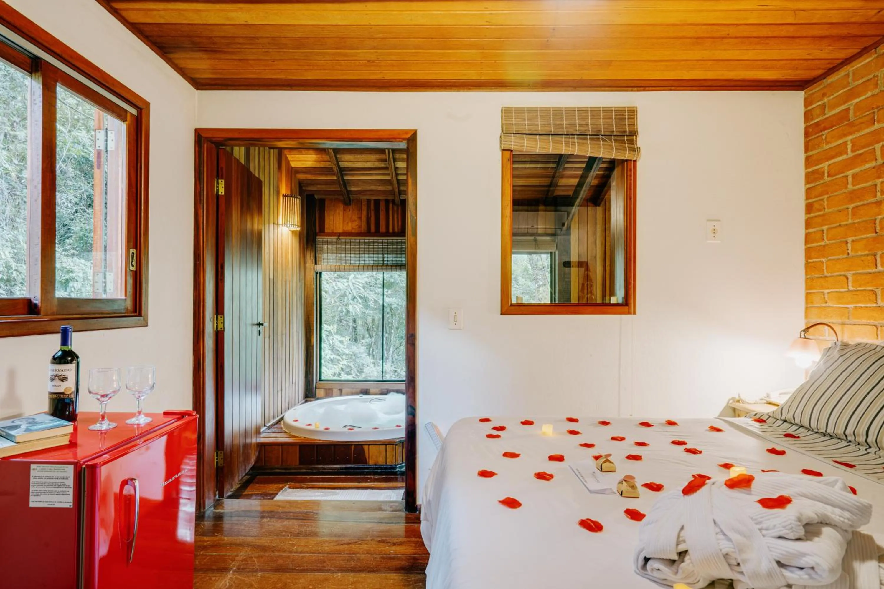 Bed in Pousada Ahavanoah