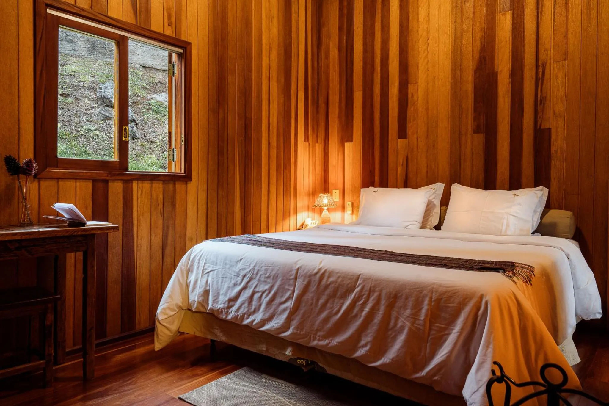 Bed in Pousada Ahavanoah