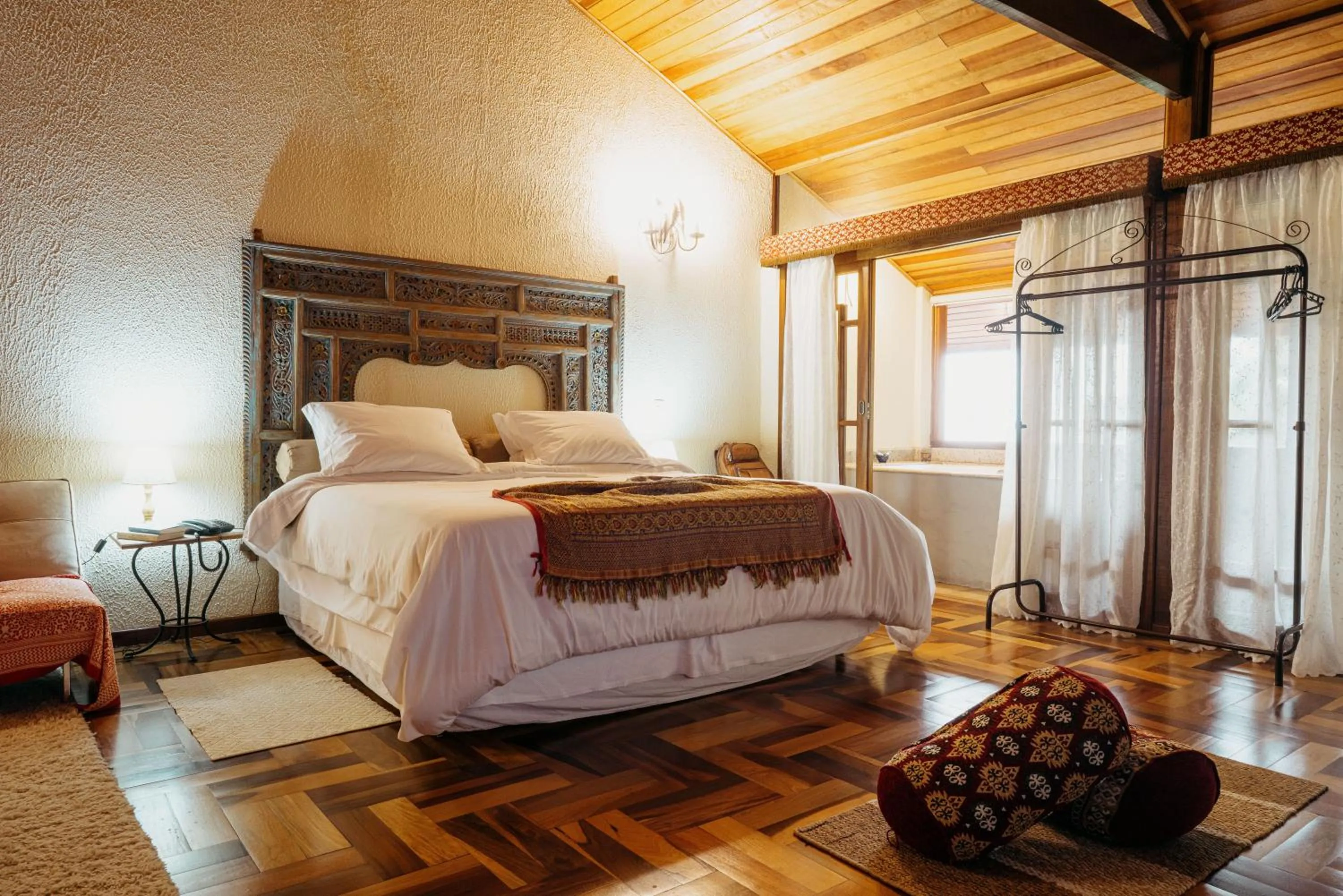 Bed in Pousada Ahavanoah