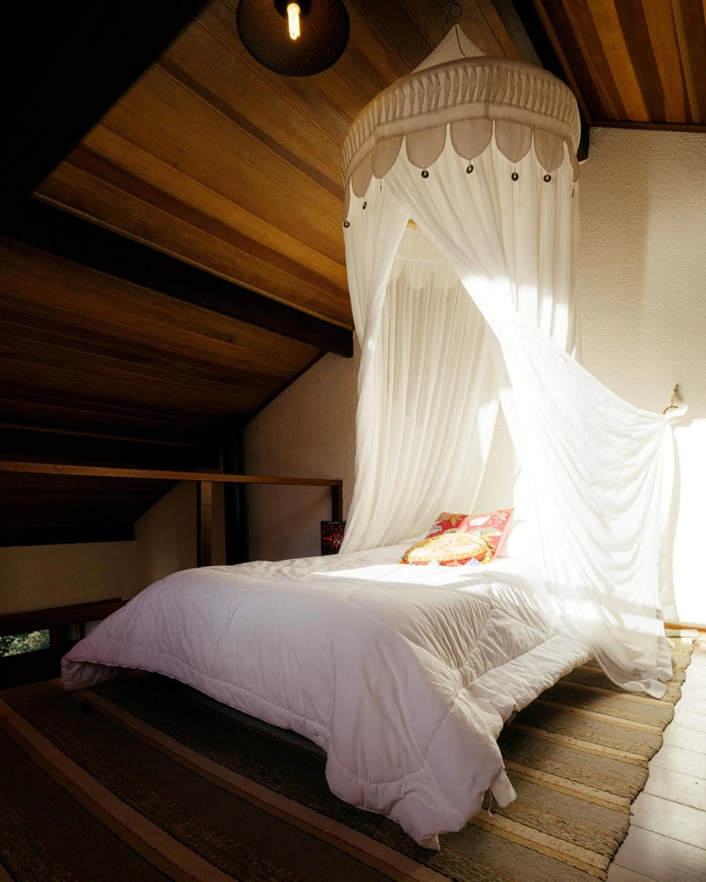 Bed in Pousada Ahavanoah