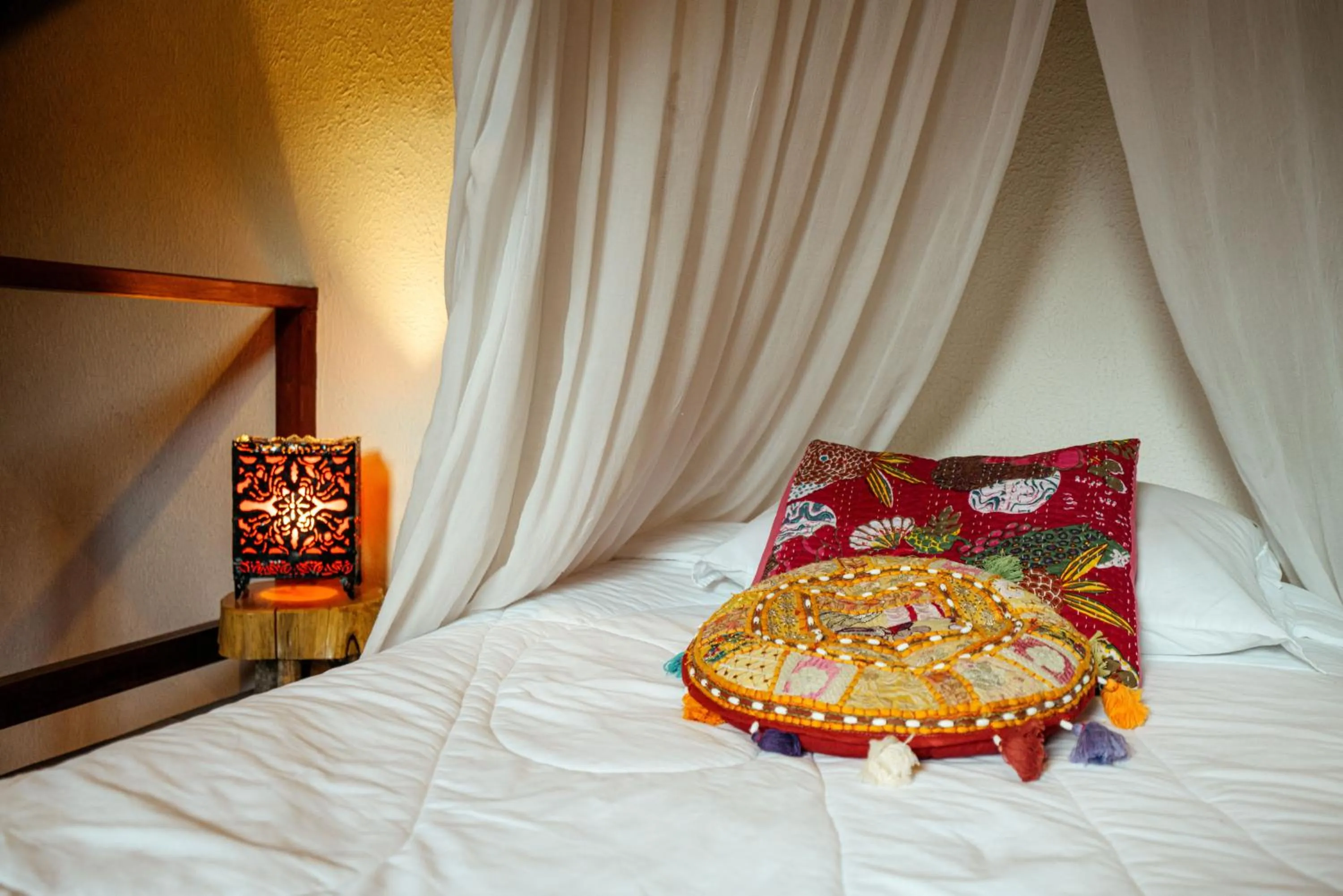 Bed in Pousada Ahavanoah