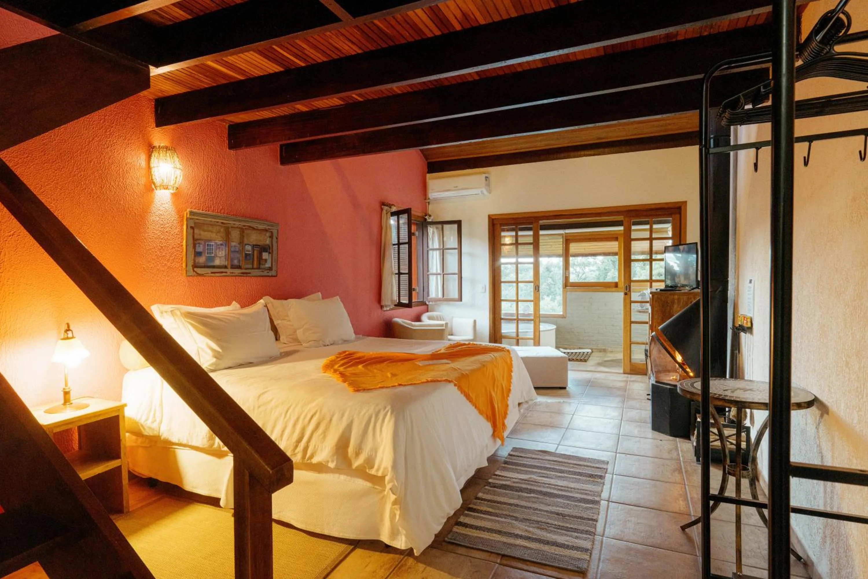 Bedroom, Bed in Pousada Ahavanoah