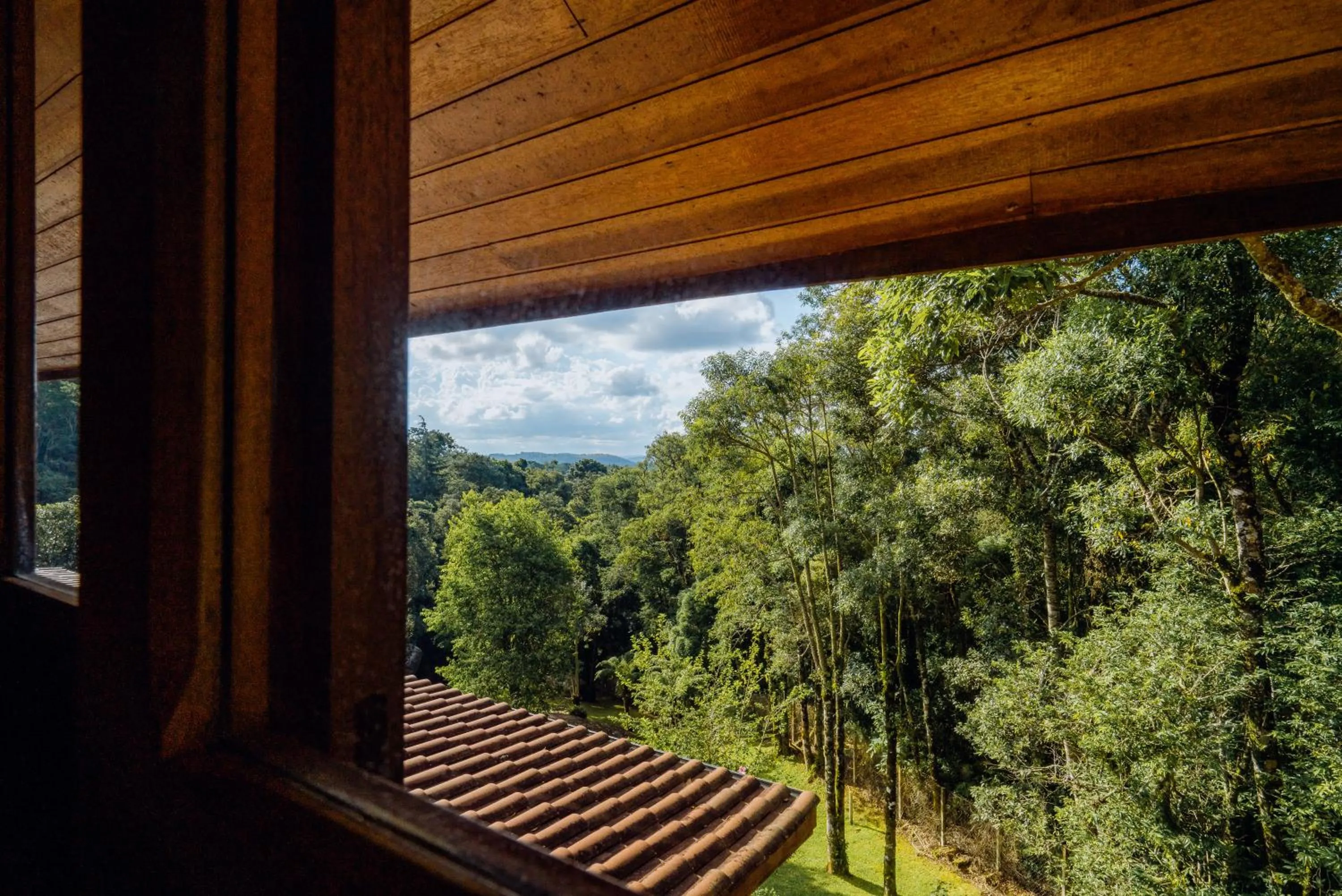 Garden view in Pousada Ahavanoah