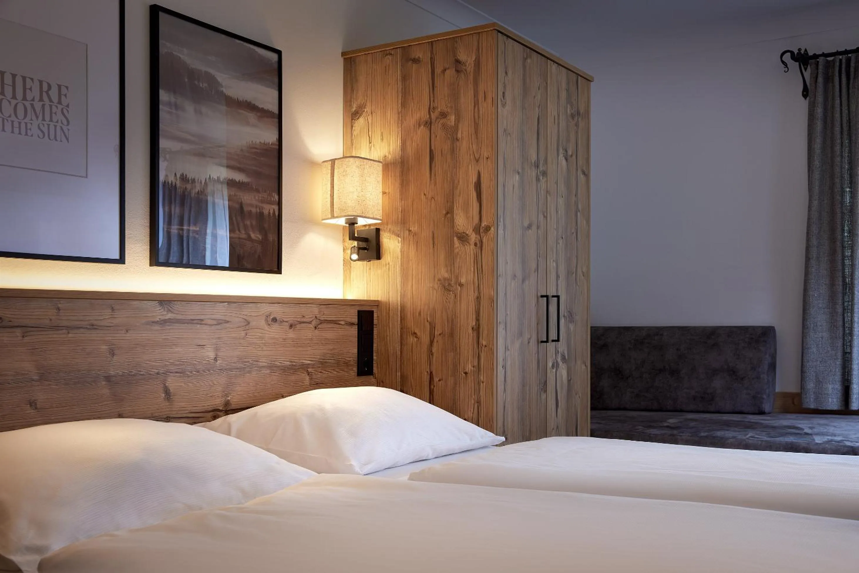 Photo of the whole room, Bed in Hotel Gasthof Siggen