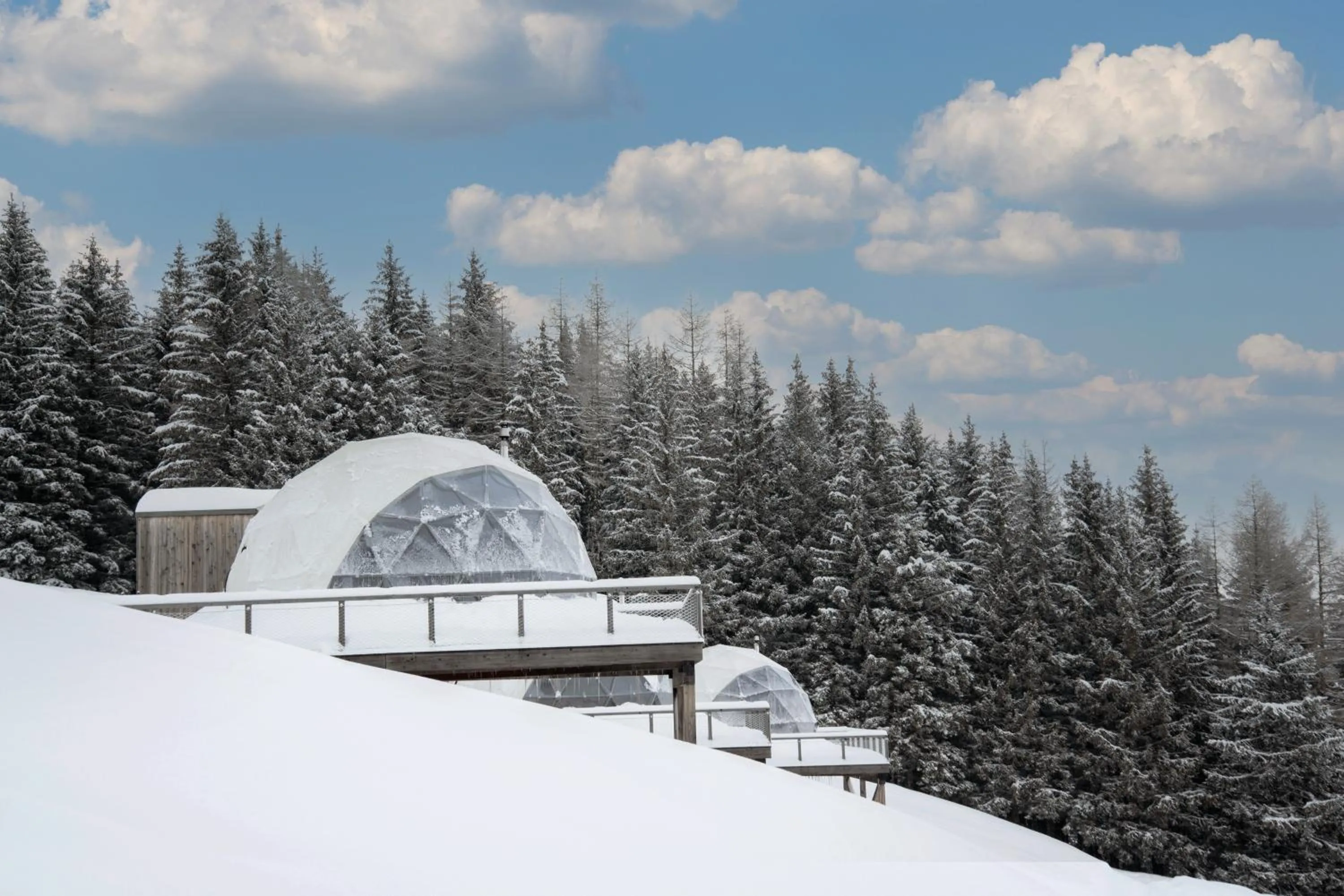 Property building in Whitepod Original