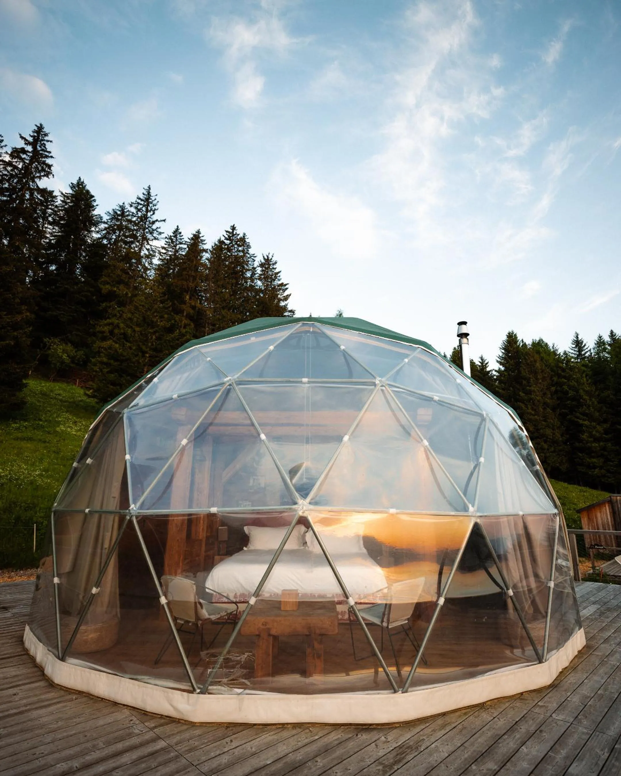 Property building in Whitepod Original