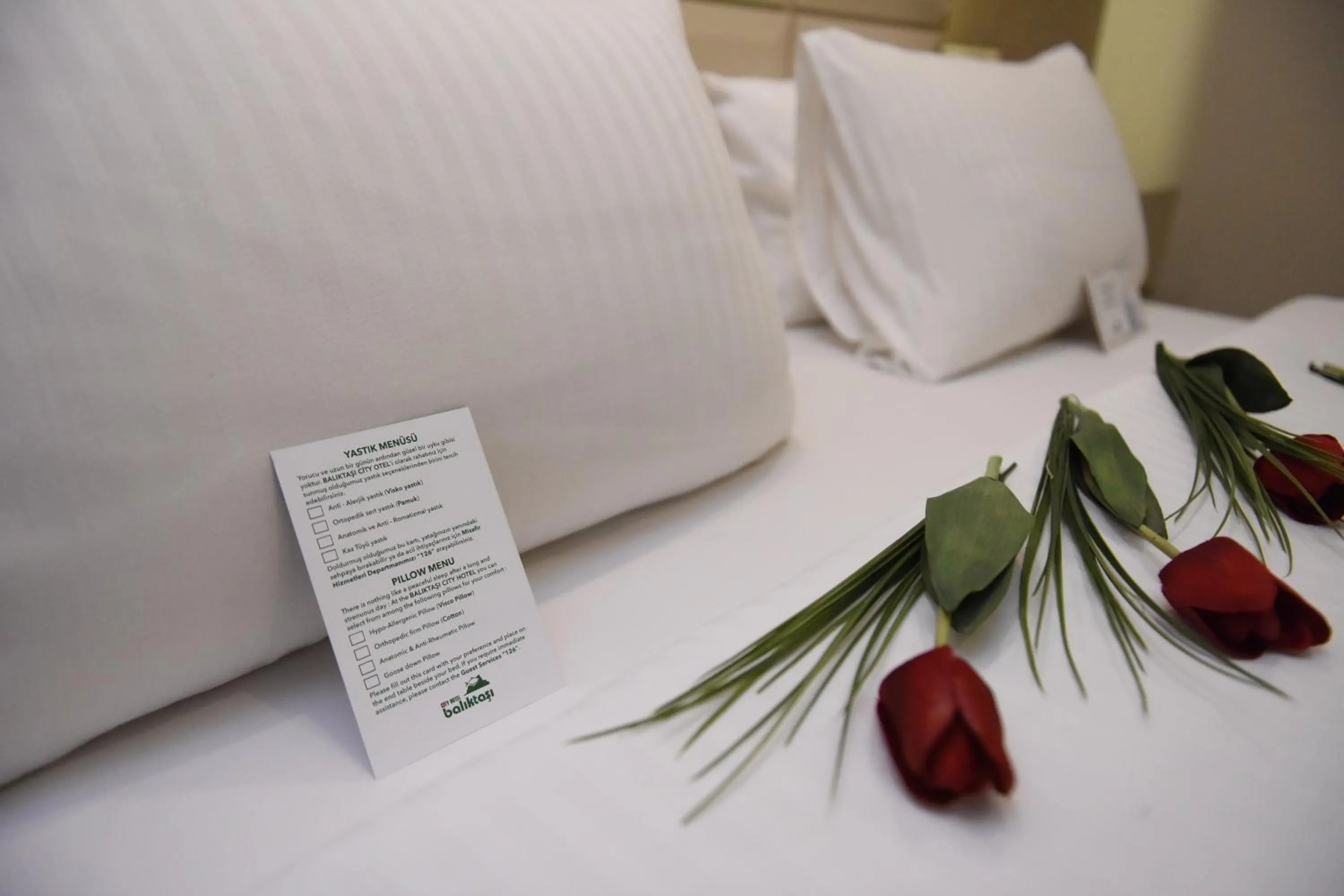 Bed in Baliktasi City Hotel & Spa