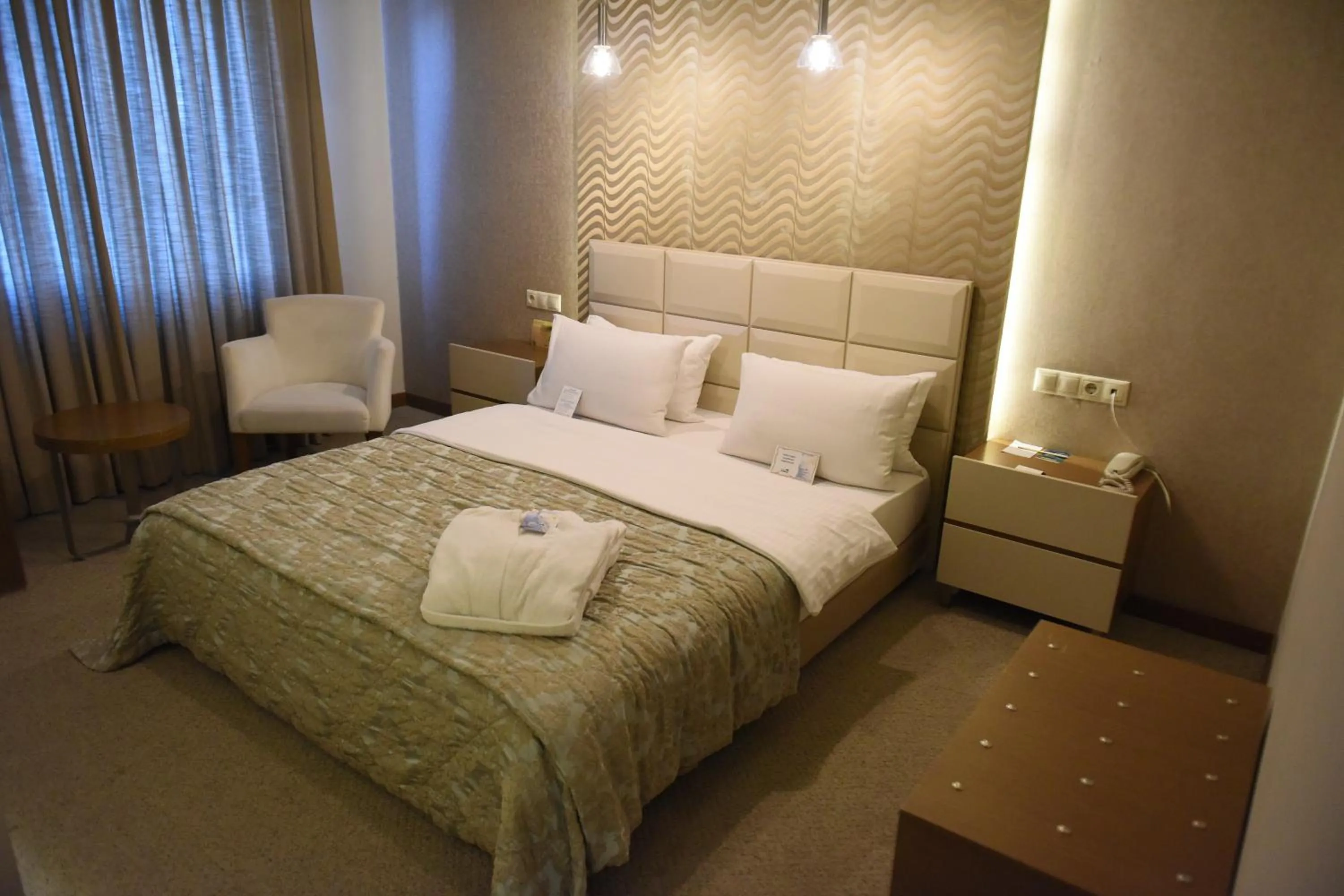 Bed in Baliktasi City Hotel & Spa