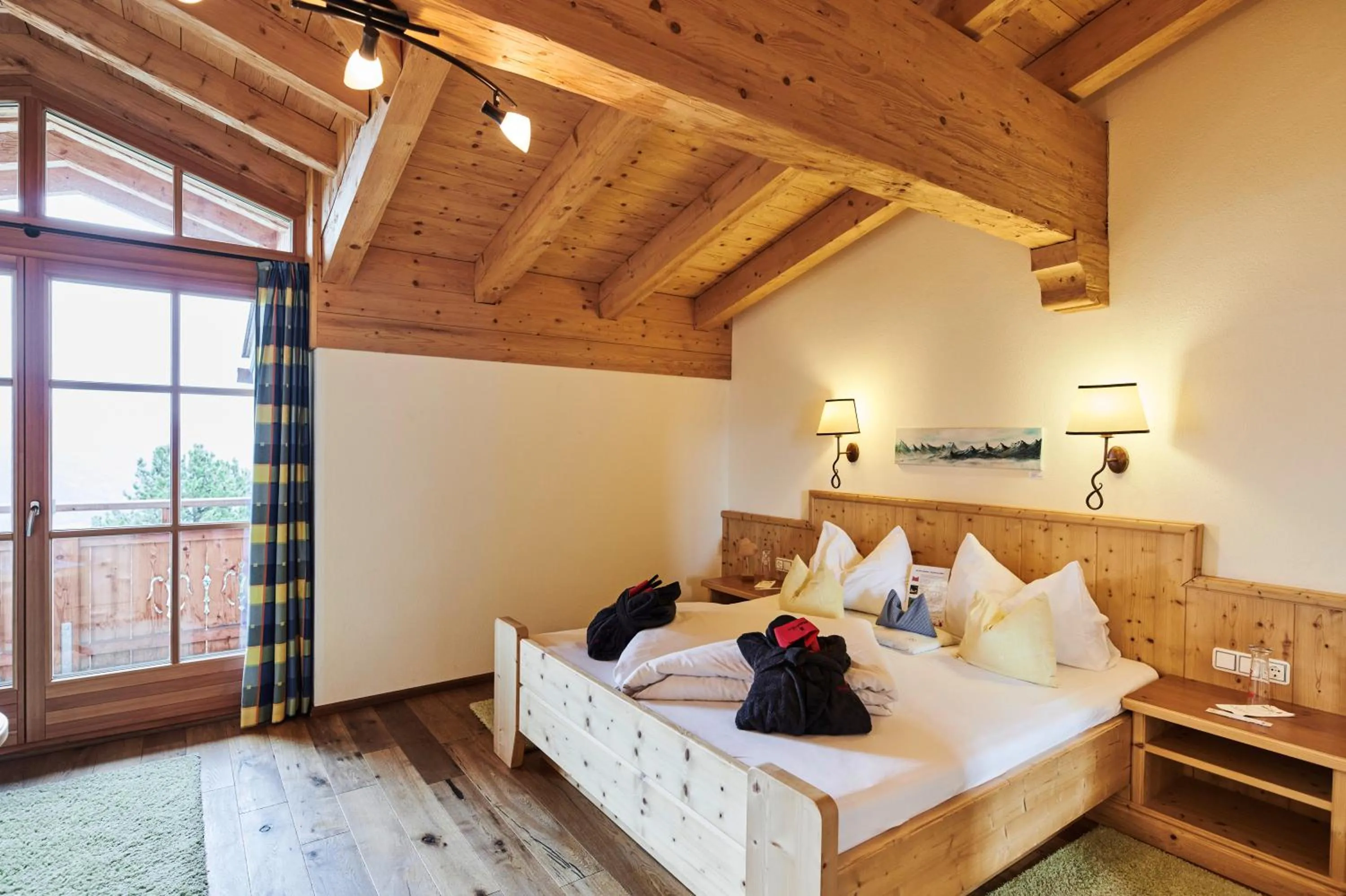 Bedroom, Bed in Berggasthof Platzlalm