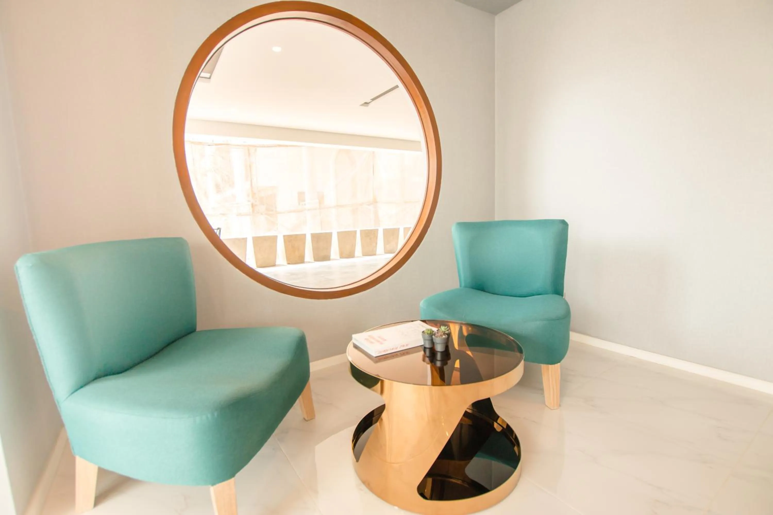 Seating area in Hotel MAYU Chiang Mai