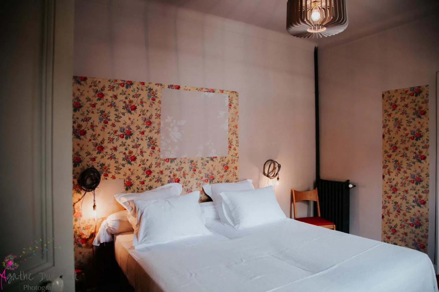 Bed in Hôtel particulier des Jasmins