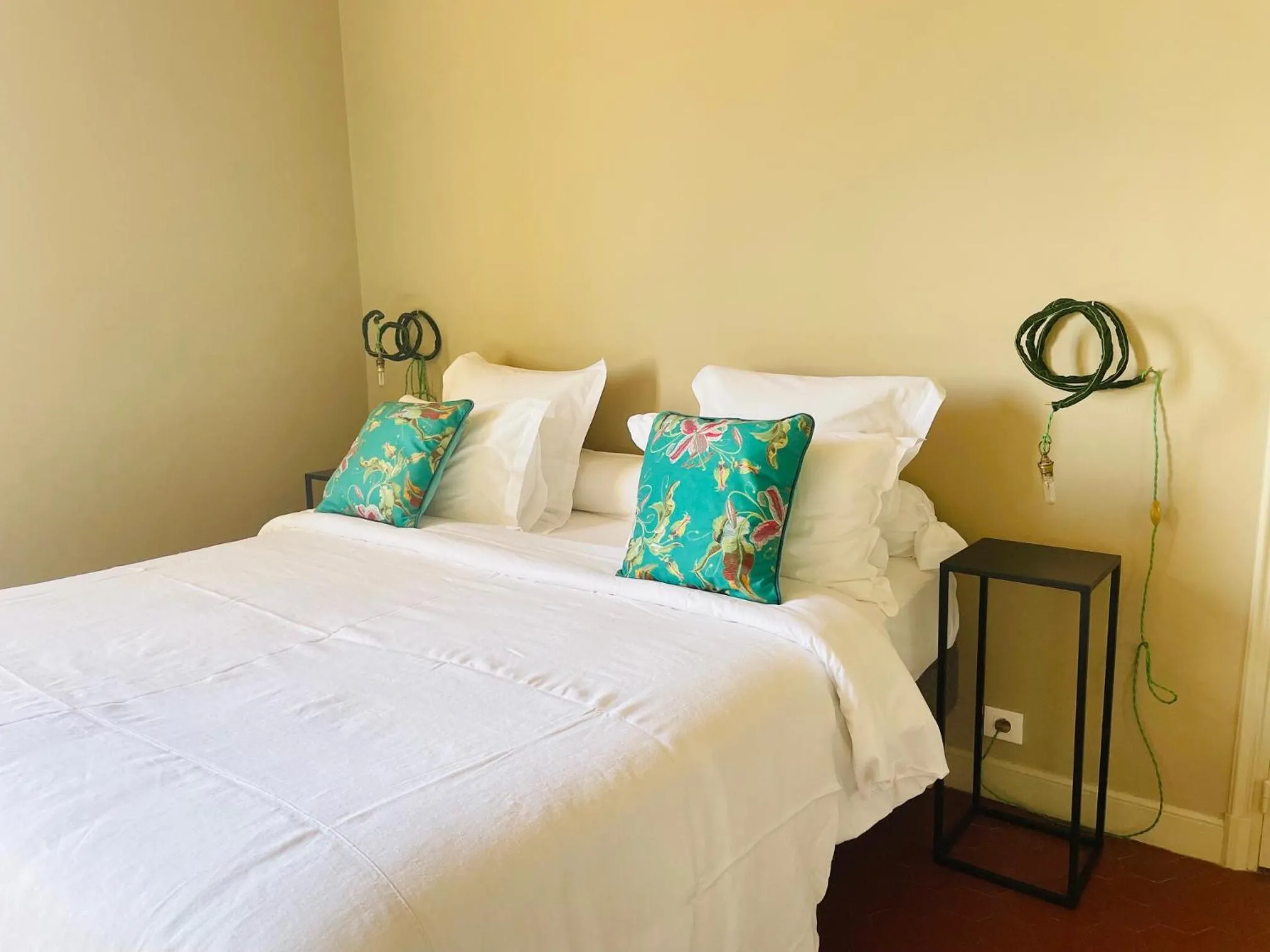 Bed in Hôtel particulier des Jasmins