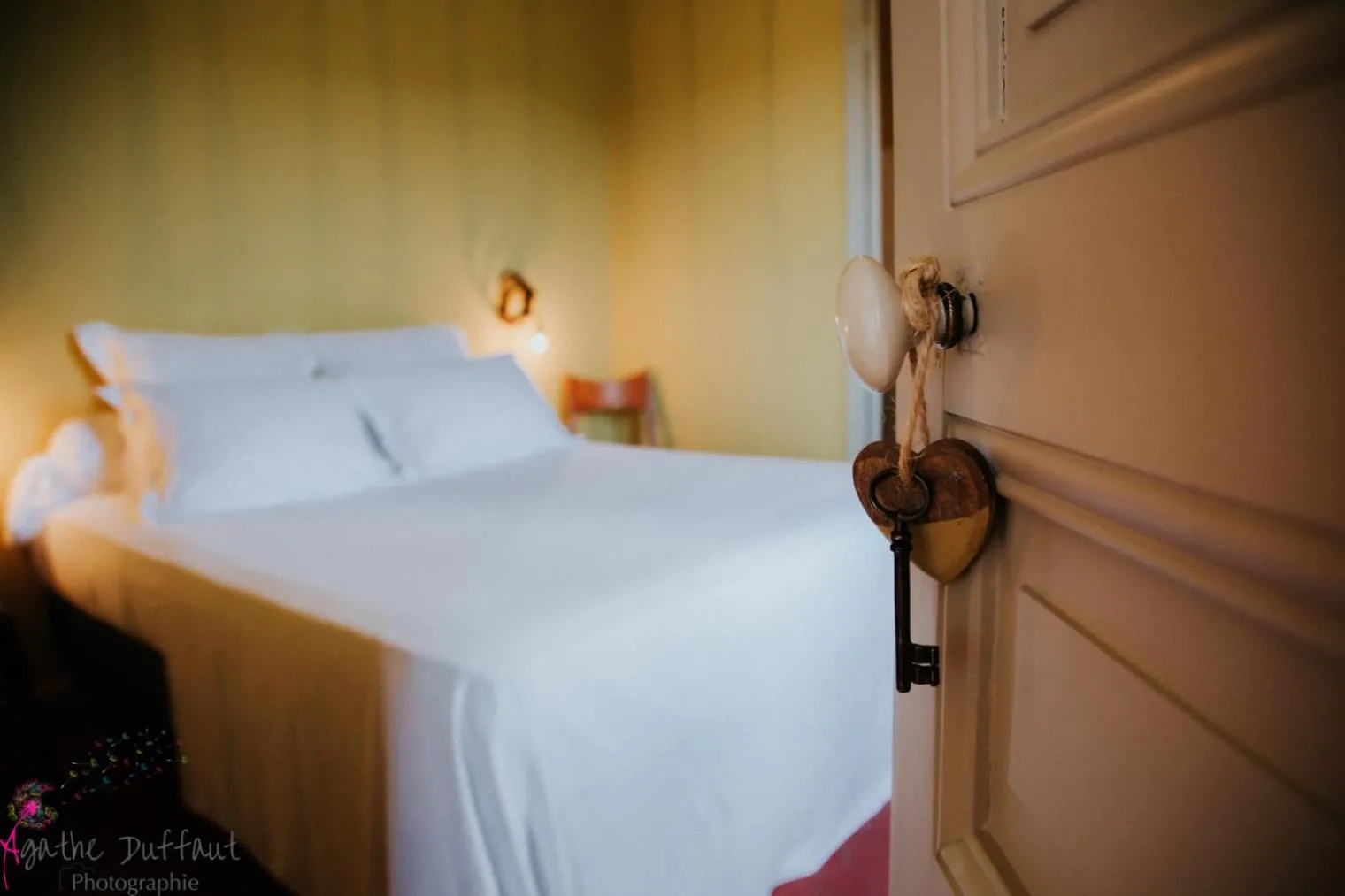 Bed in Hôtel particulier des Jasmins