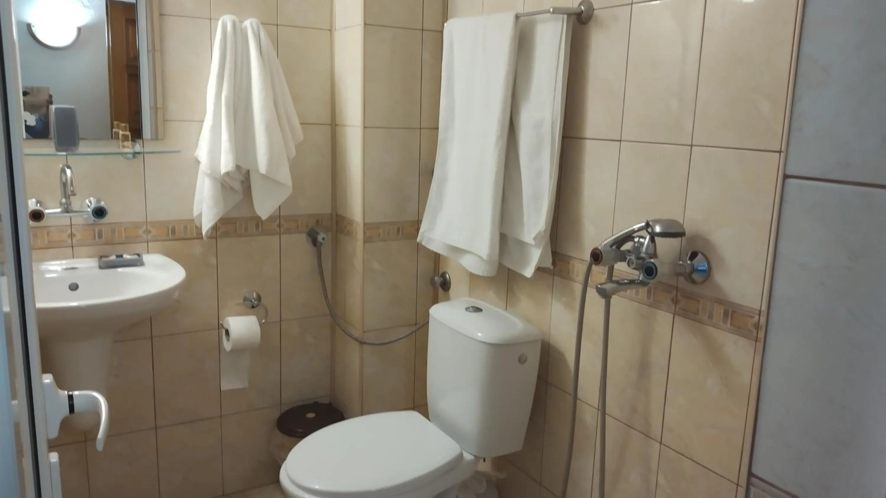 Toilet in Victoria Family Hotel