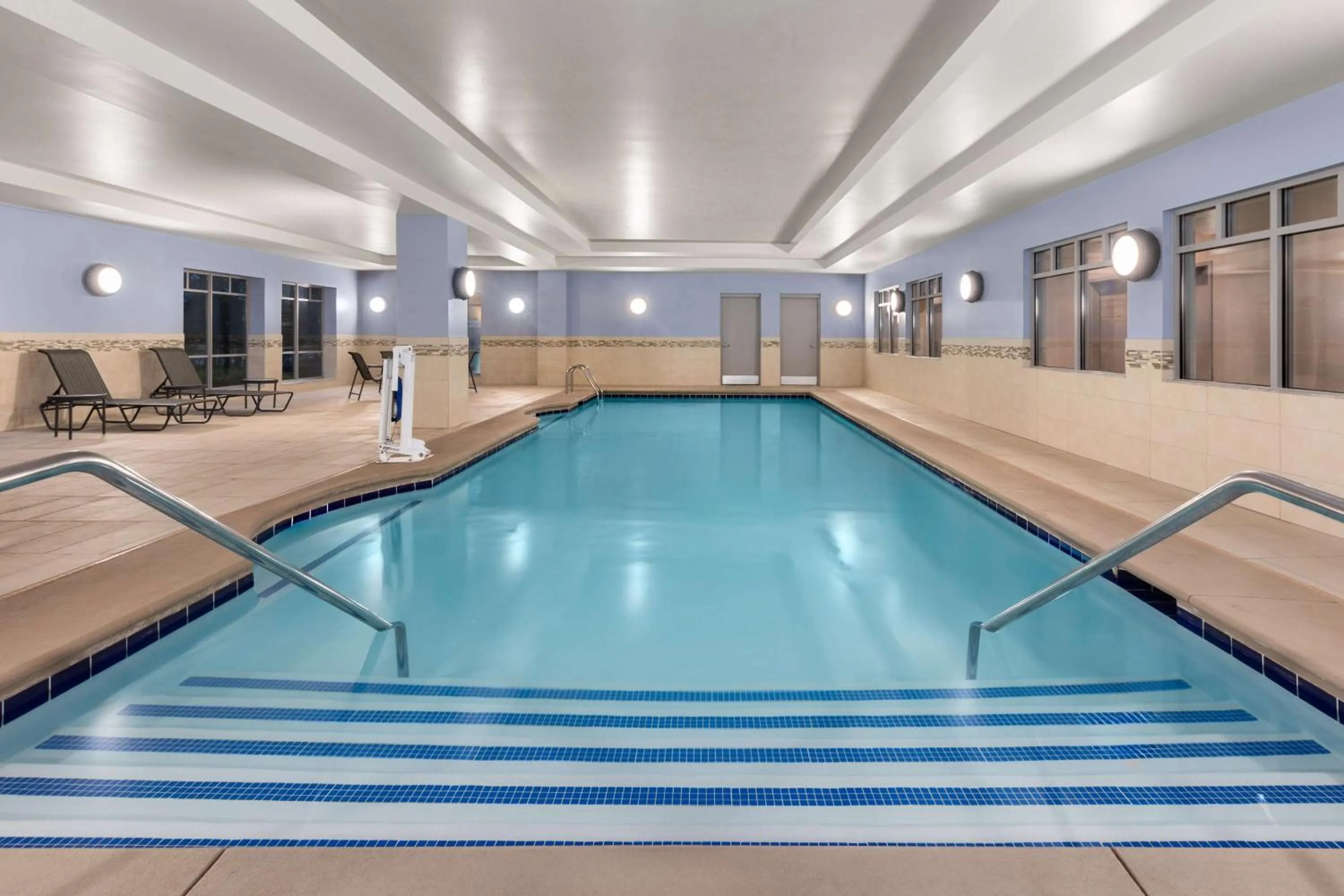 Pool view in Hampton Inn & Suites Saginaw