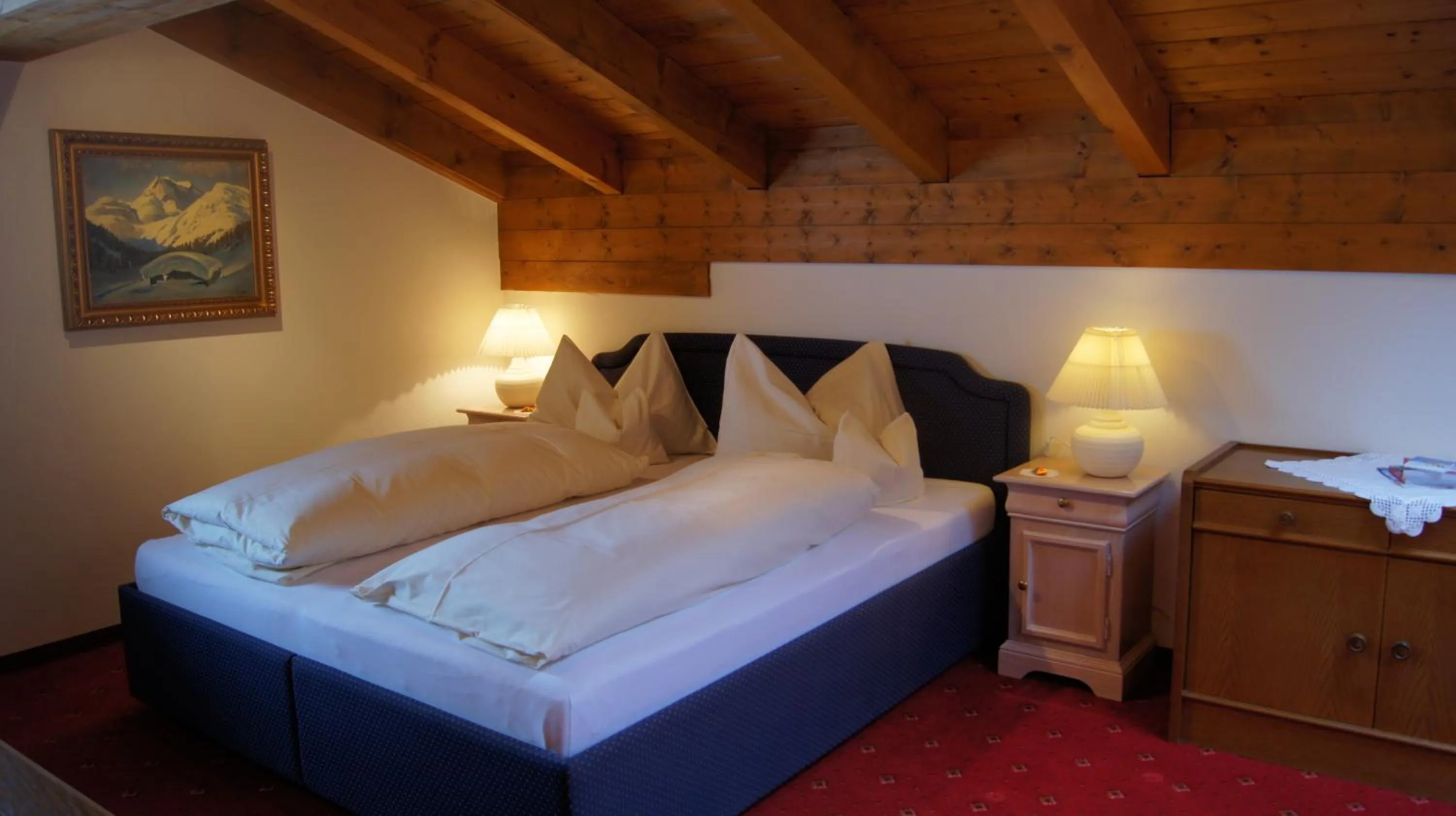 Bed in Hotel Hartenfels