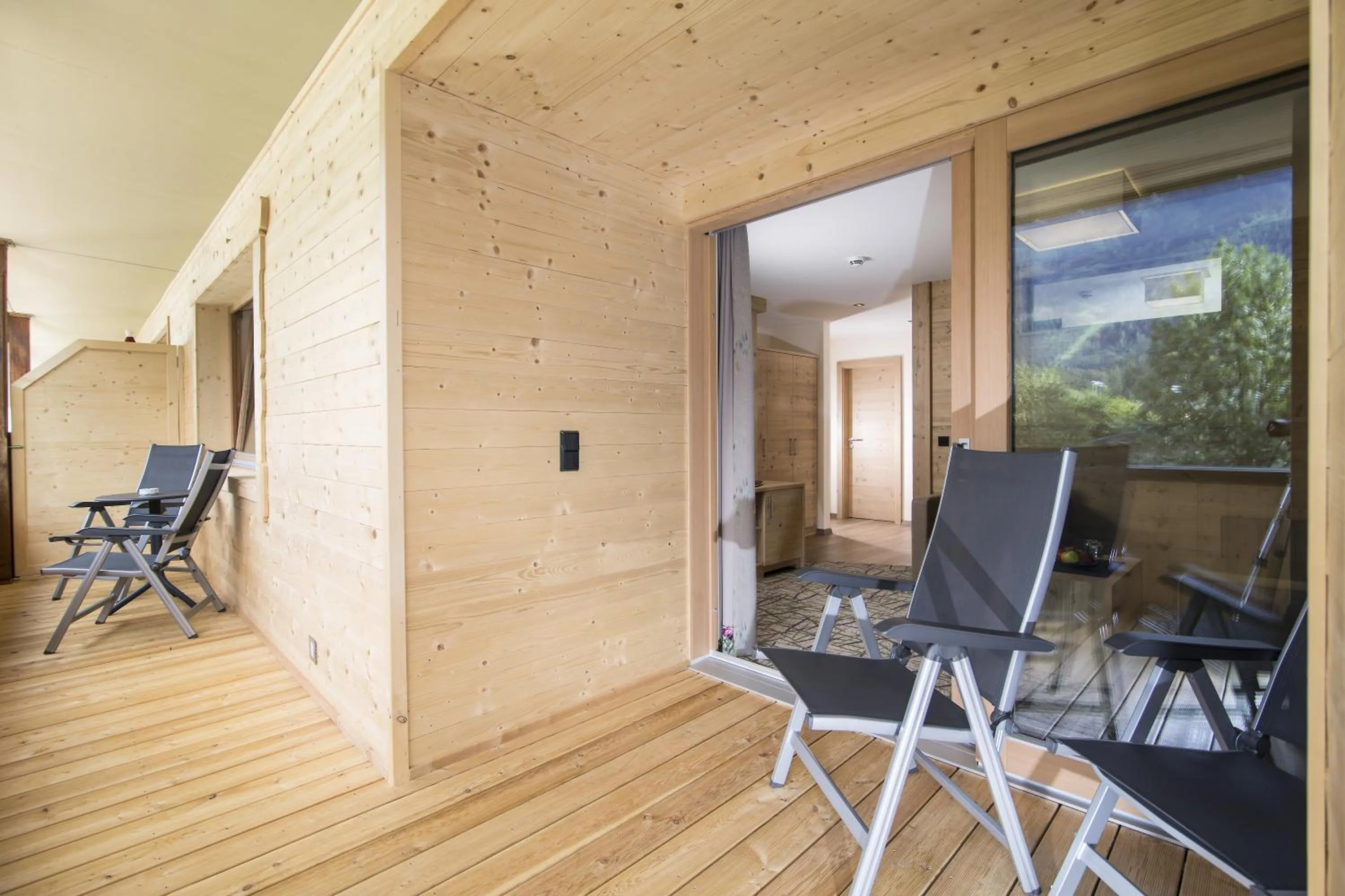 Balcony/Terrace in Hotel Pramstraller