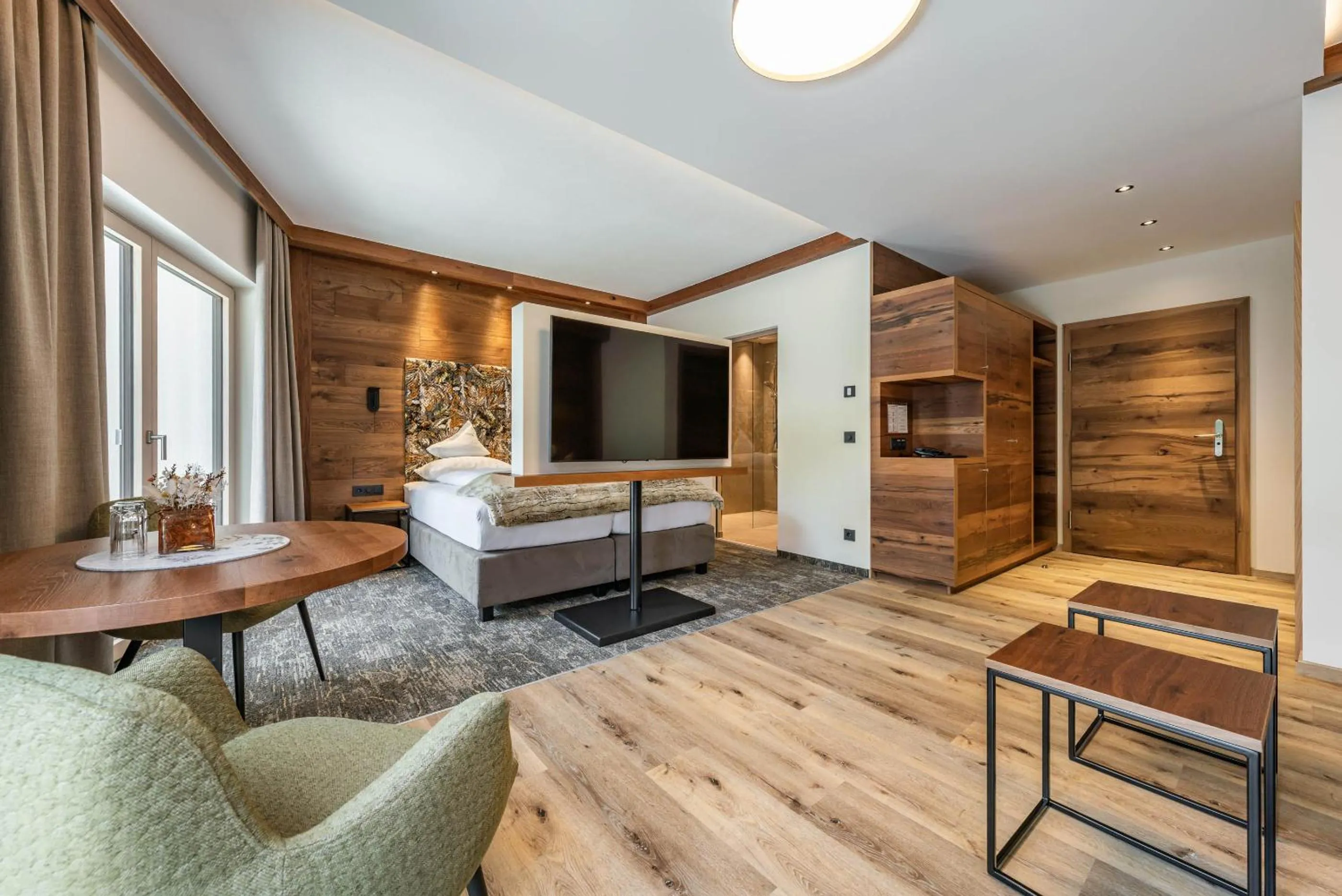 Bed in Hotel Pramstraller