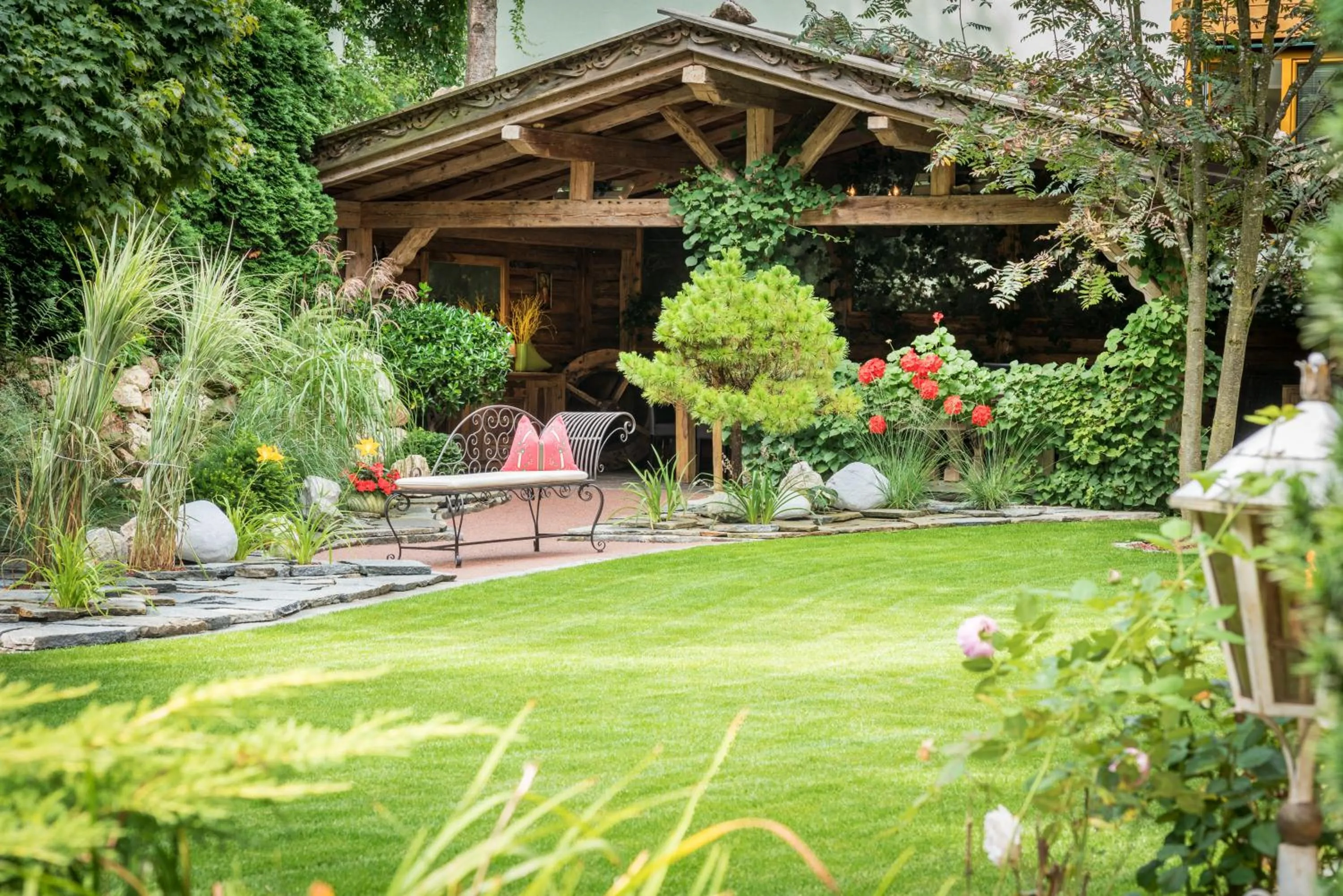 Garden in Hotel Pramstraller