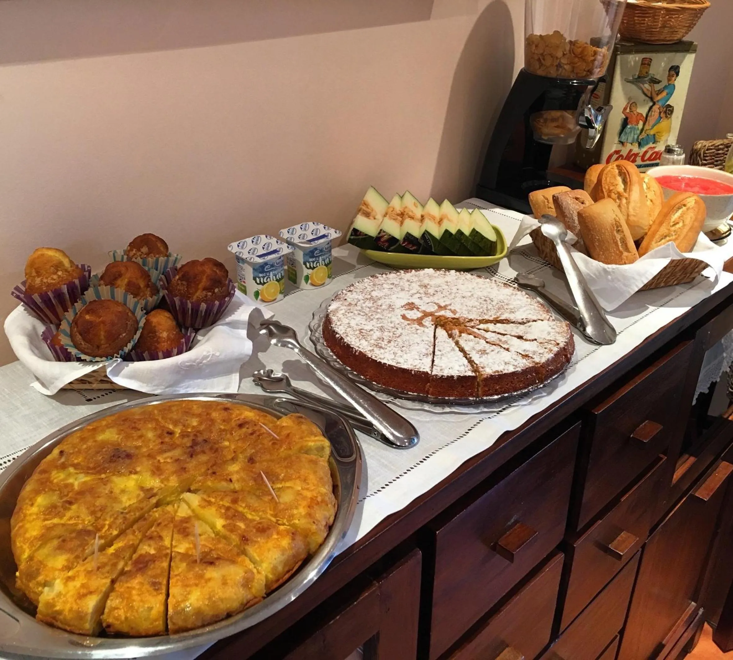 Food and drinks in Hotel Rural El Texeu