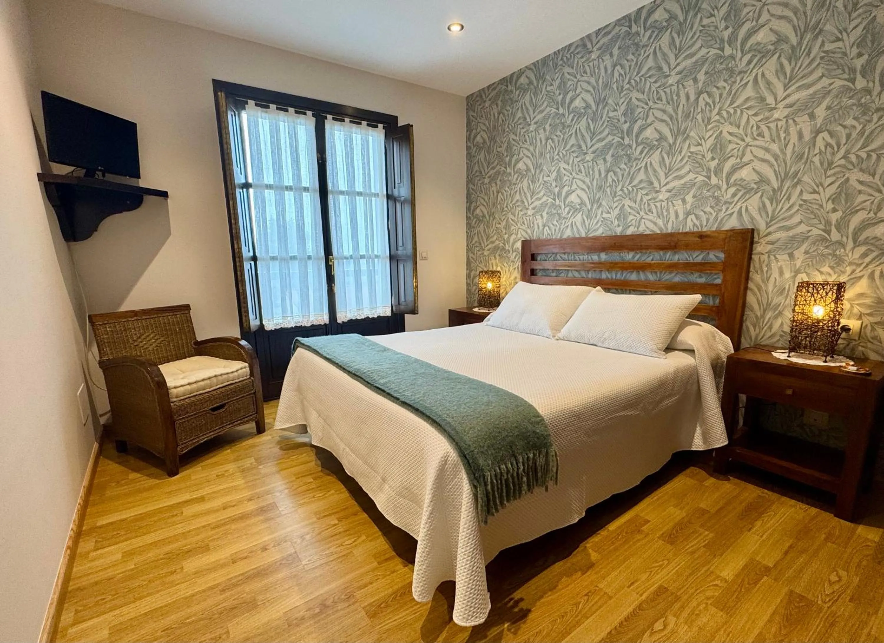 Bed in Hotel Rural El Texeu