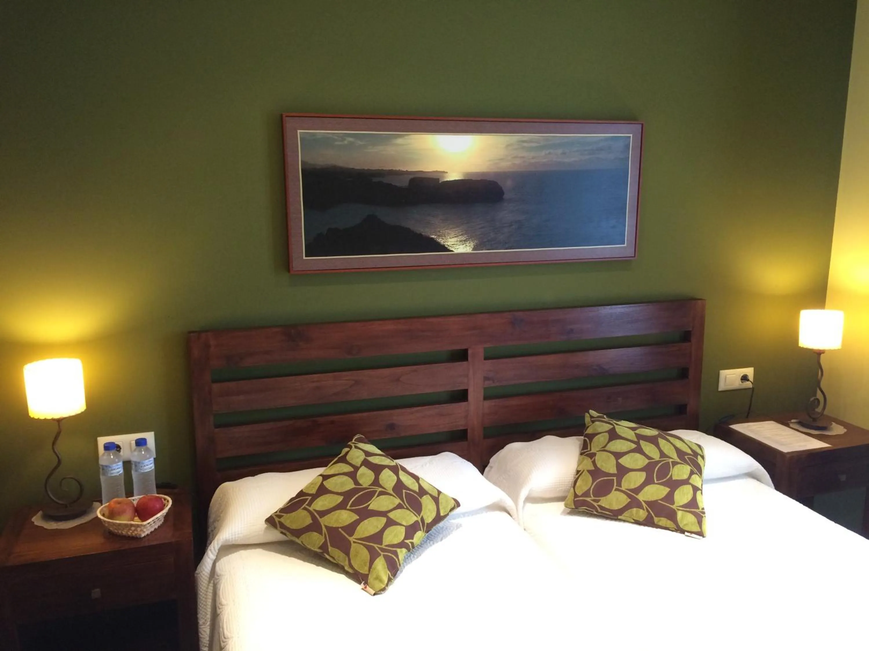 Bed in Hotel Rural El Texeu