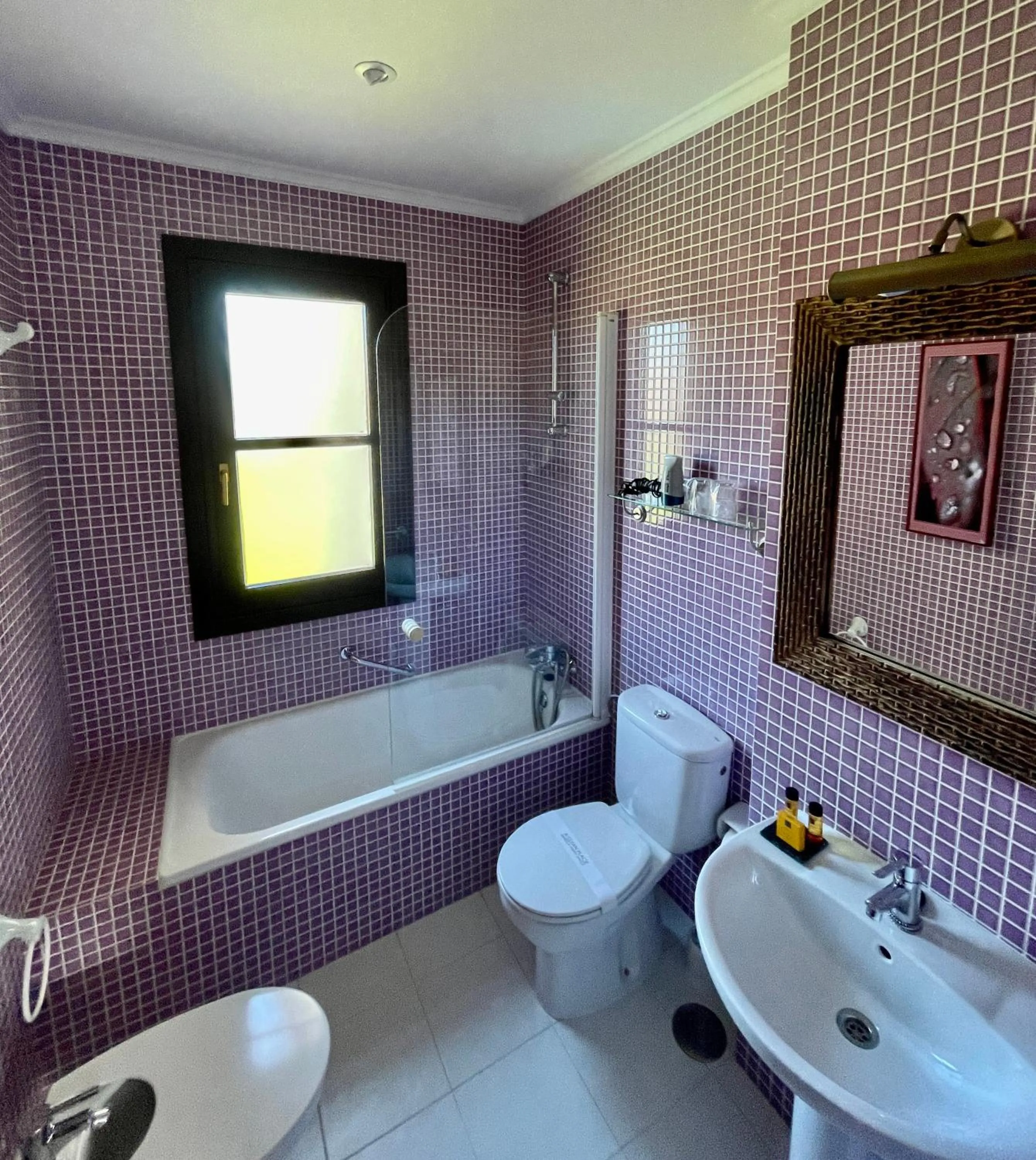 Shower in Hotel Rural El Texeu