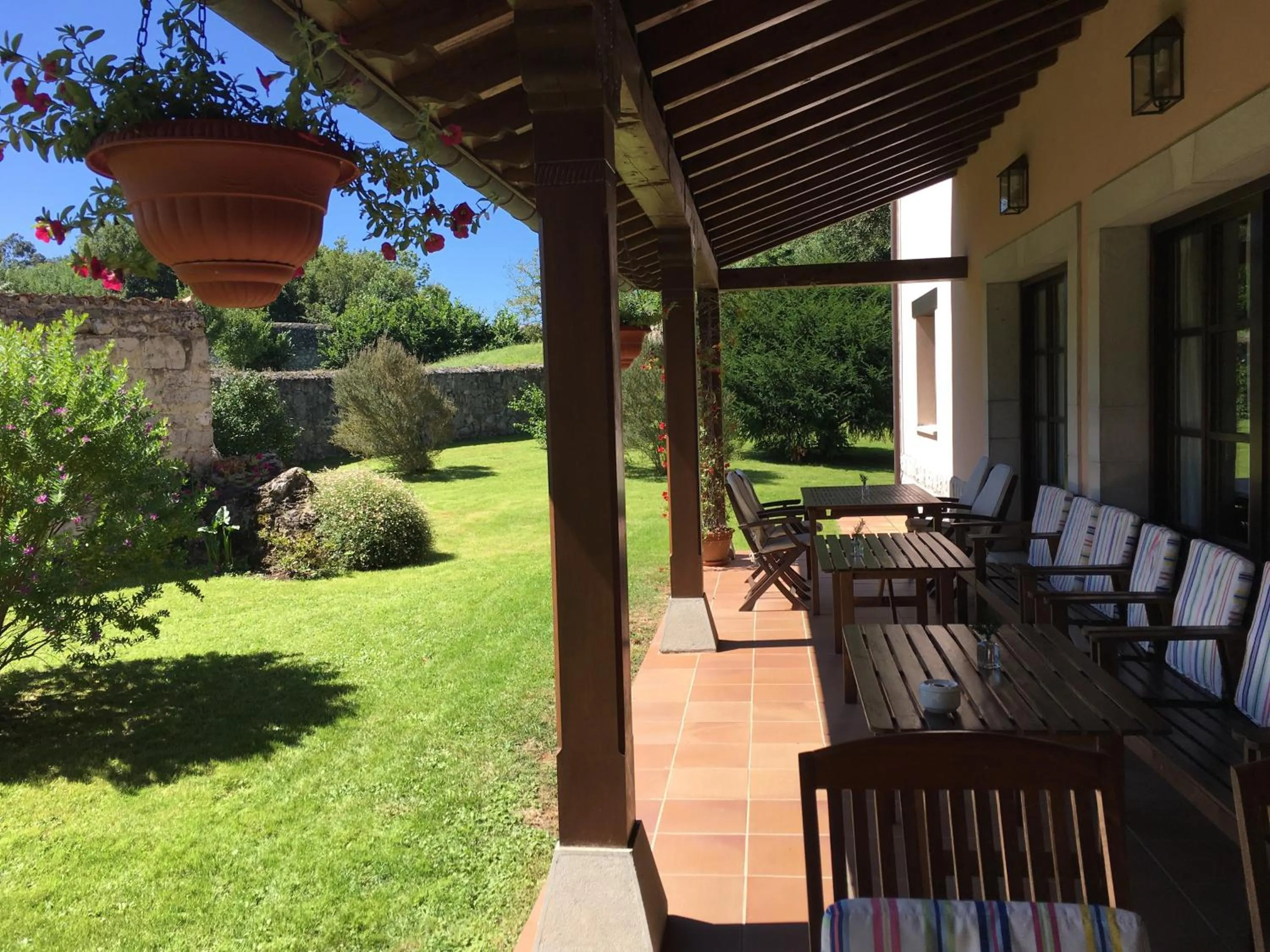 Garden in Hotel Rural El Texeu