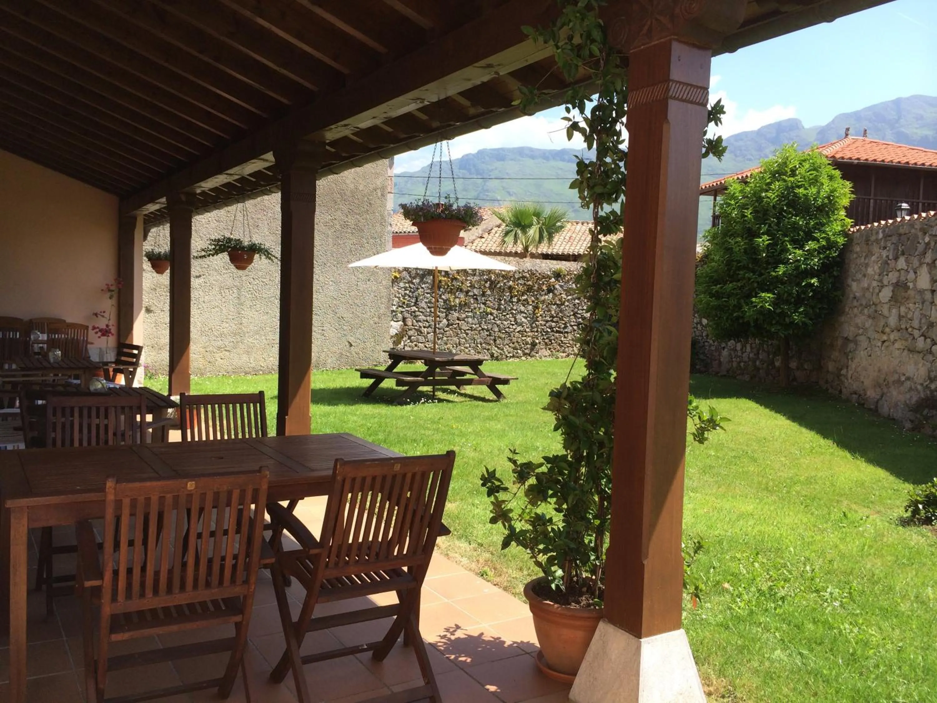 Garden in Hotel Rural El Texeu