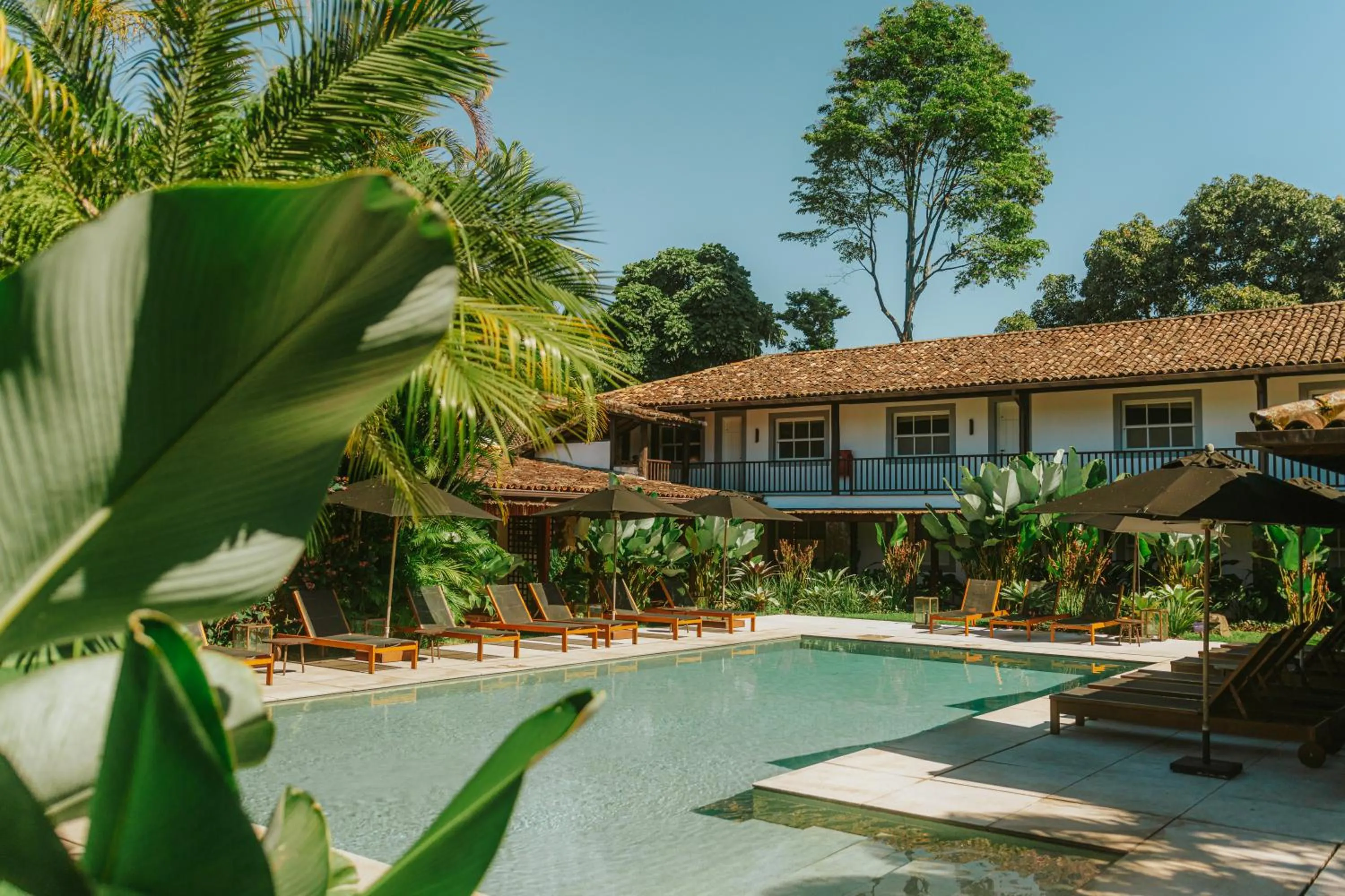 Solarium in Pousada Literária de Paraty