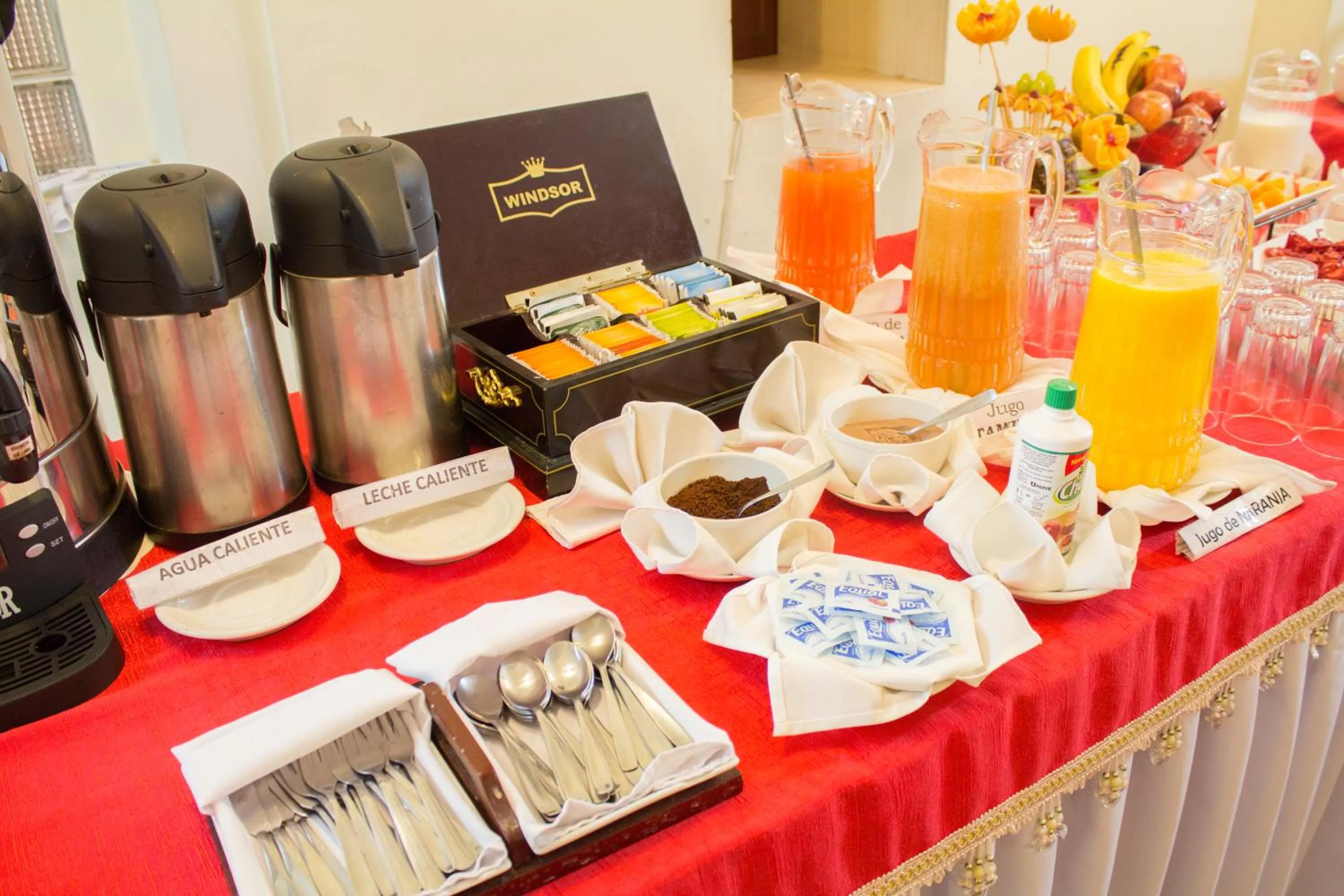 Buffet breakfast in San Marino Royal Hotel