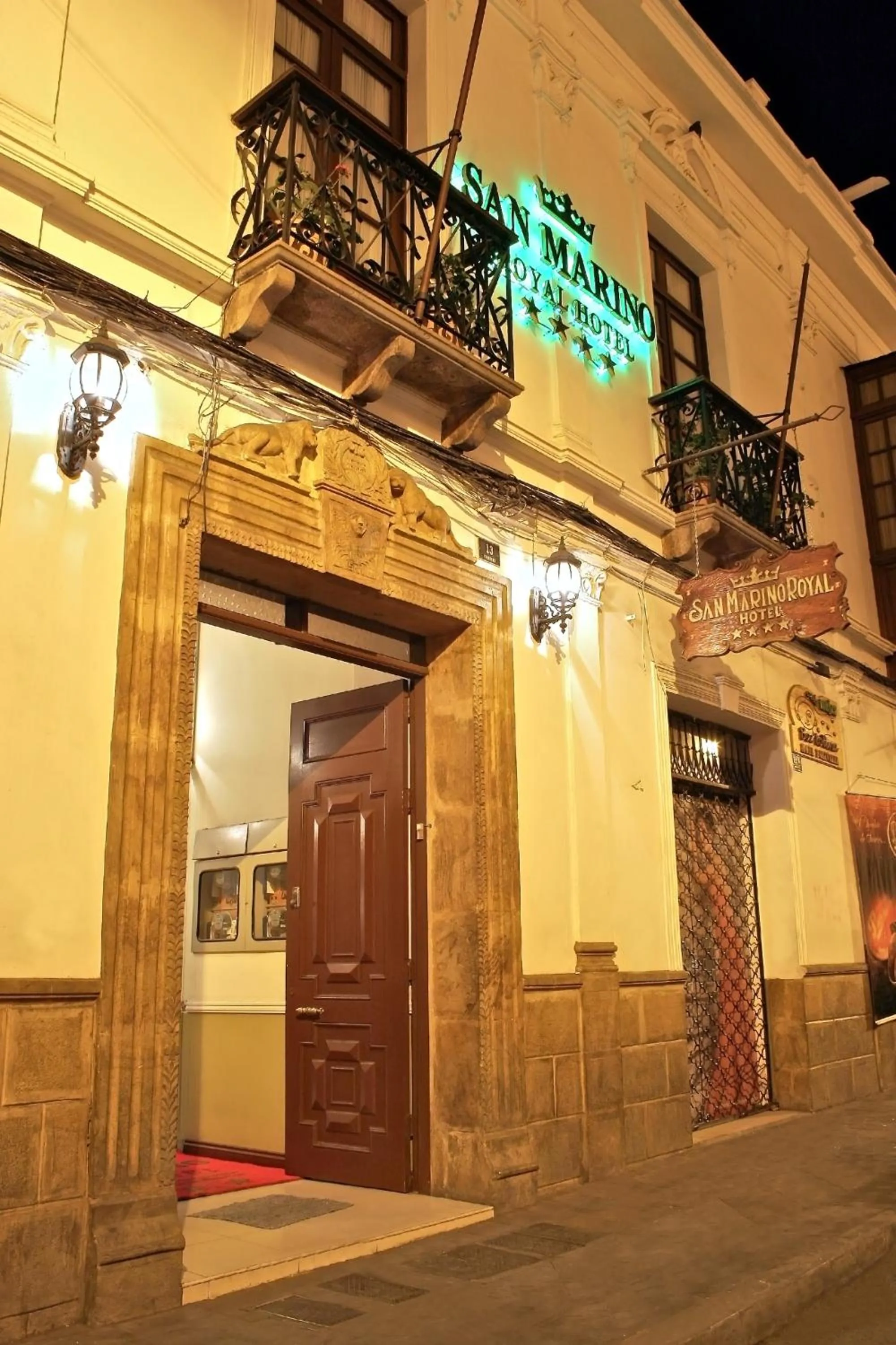Facade/entrance in San Marino Royal Hotel