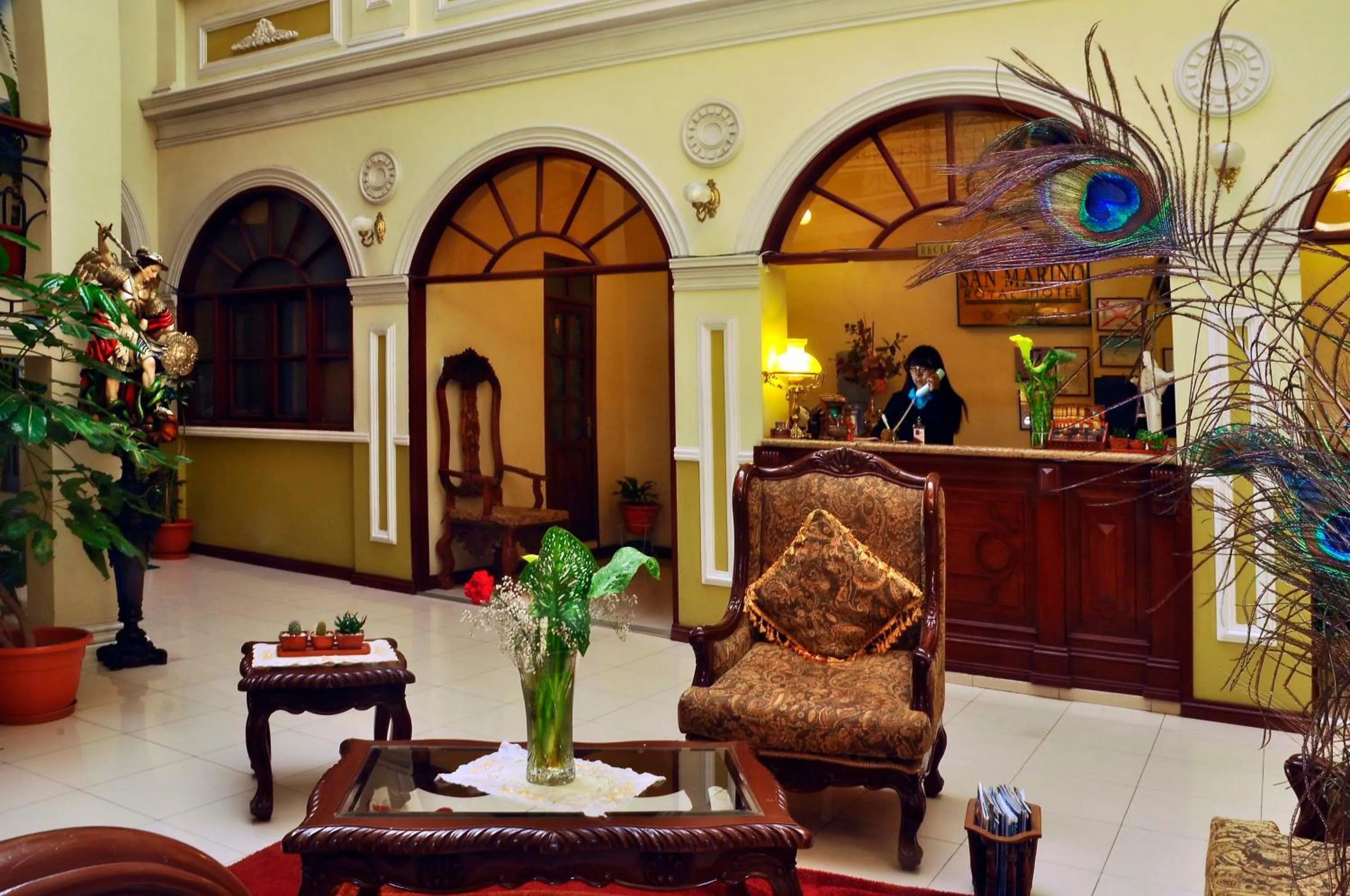 Lobby or reception in San Marino Royal Hotel