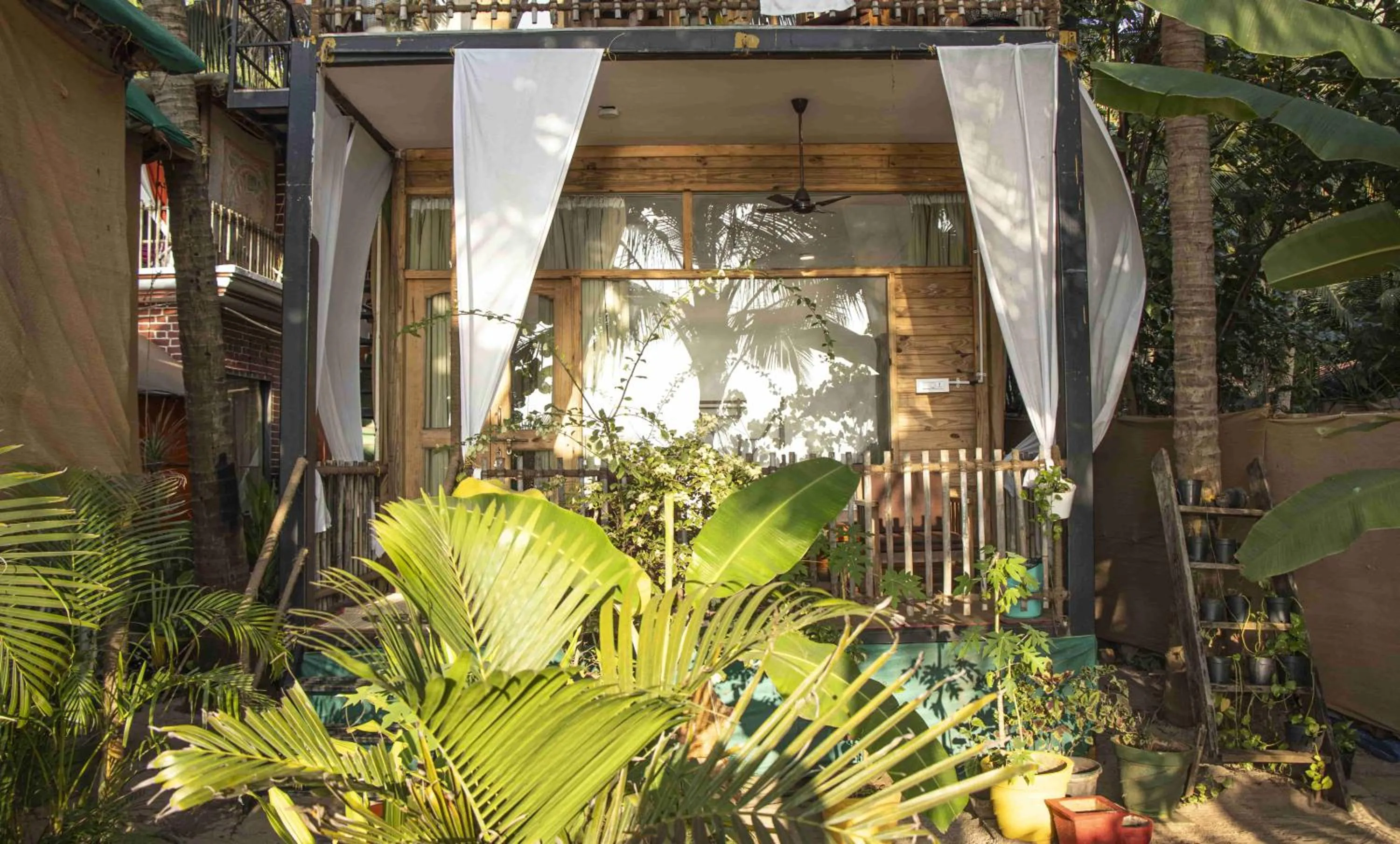 Property building in Secret Garden Agonda Beach Resort