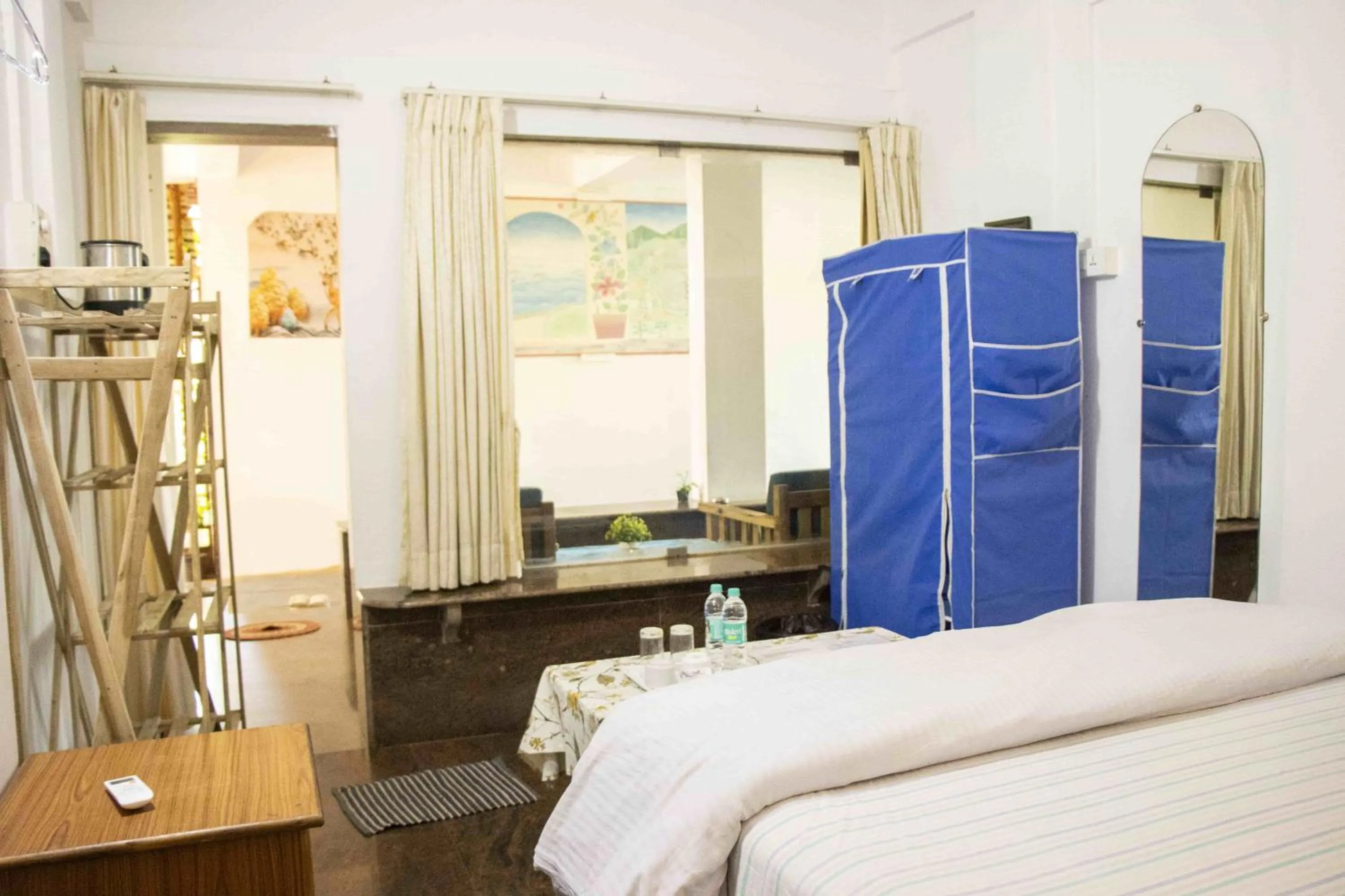 Bed in Secret Garden Agonda Beach Resort