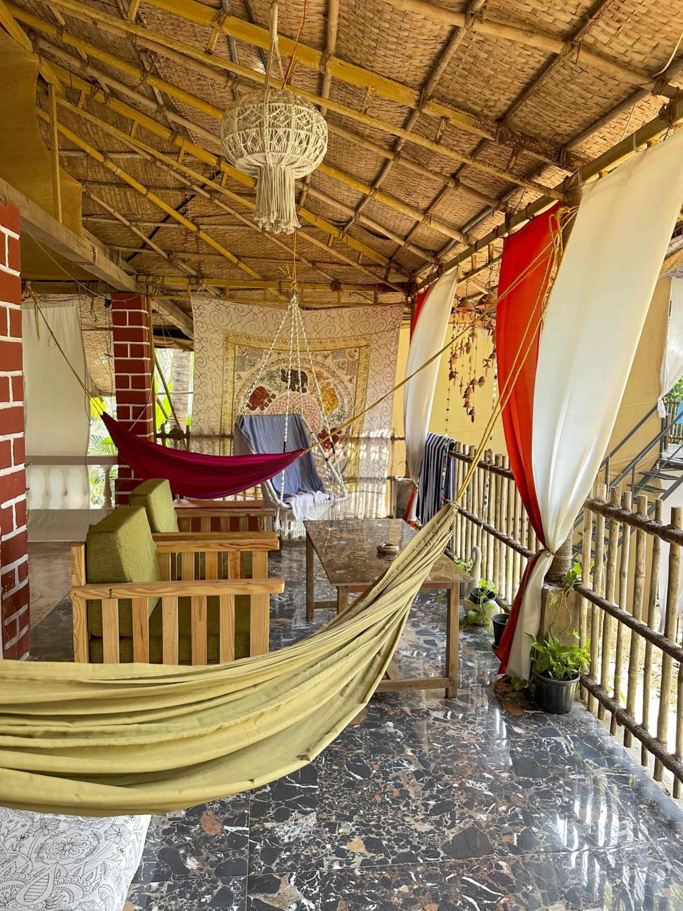 Balcony/Terrace in Secret Garden Agonda Beach Resort