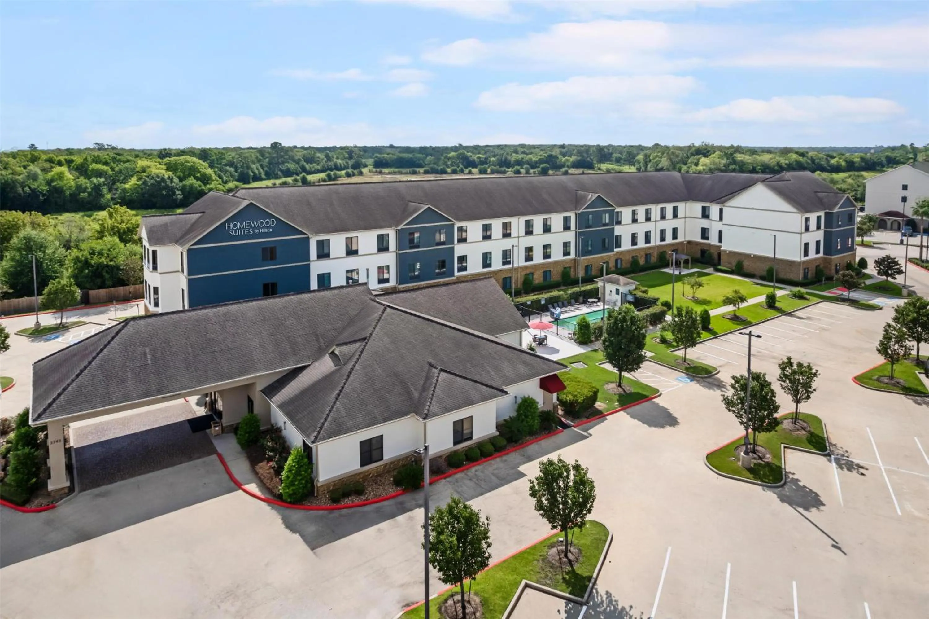Property building in Homewood Suites Beaumont