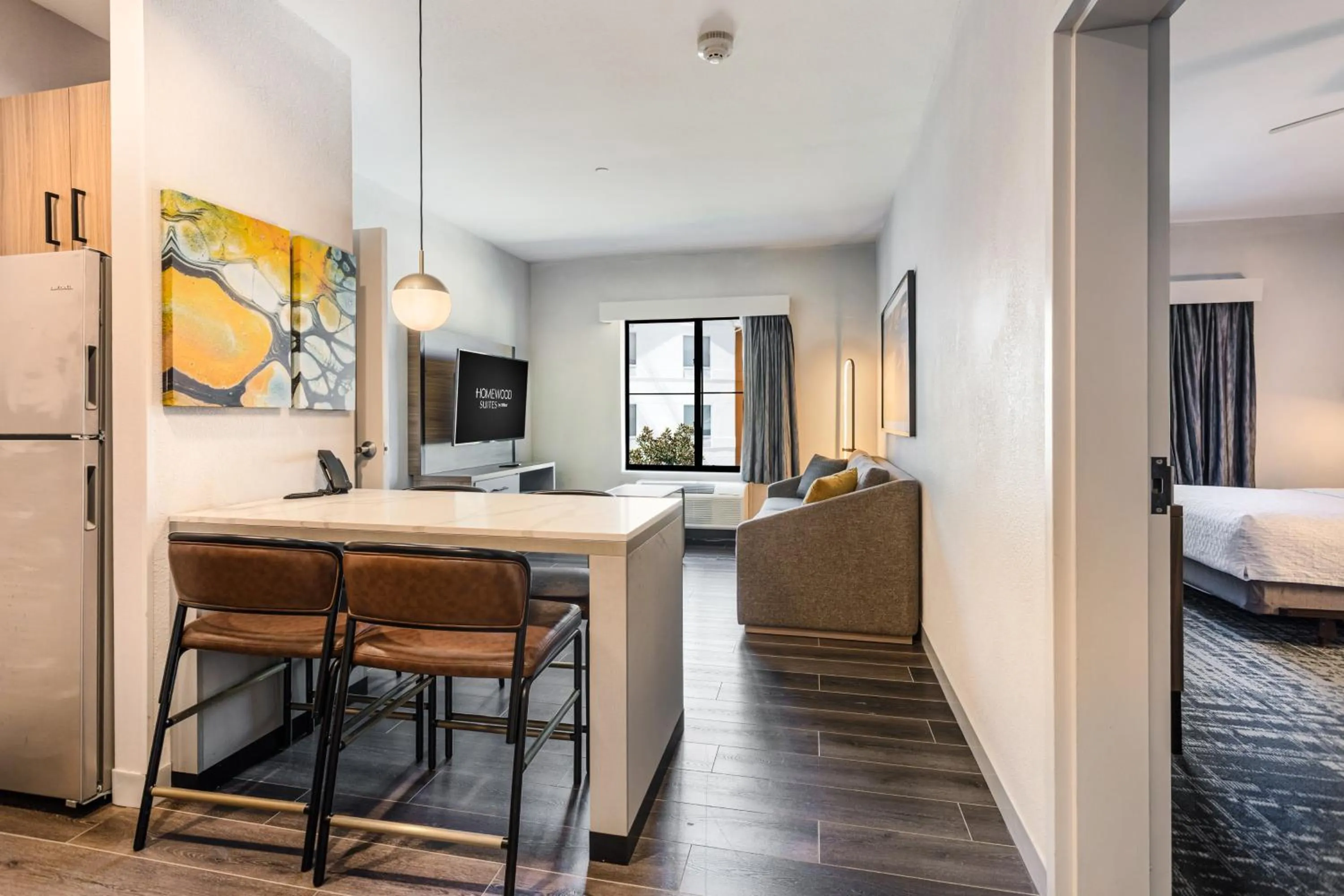 Bed in Homewood Suites Beaumont