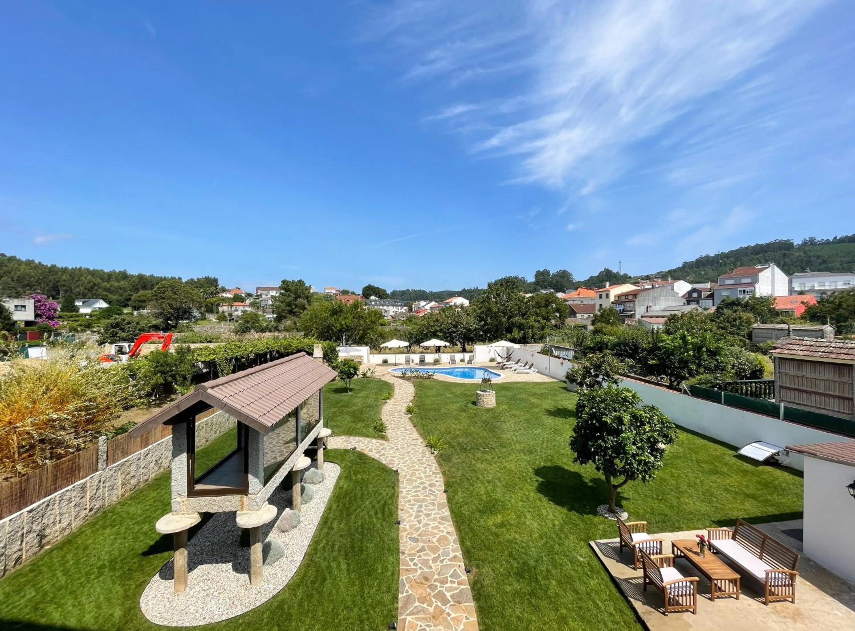 Bird's eye view in Villa Galicia
