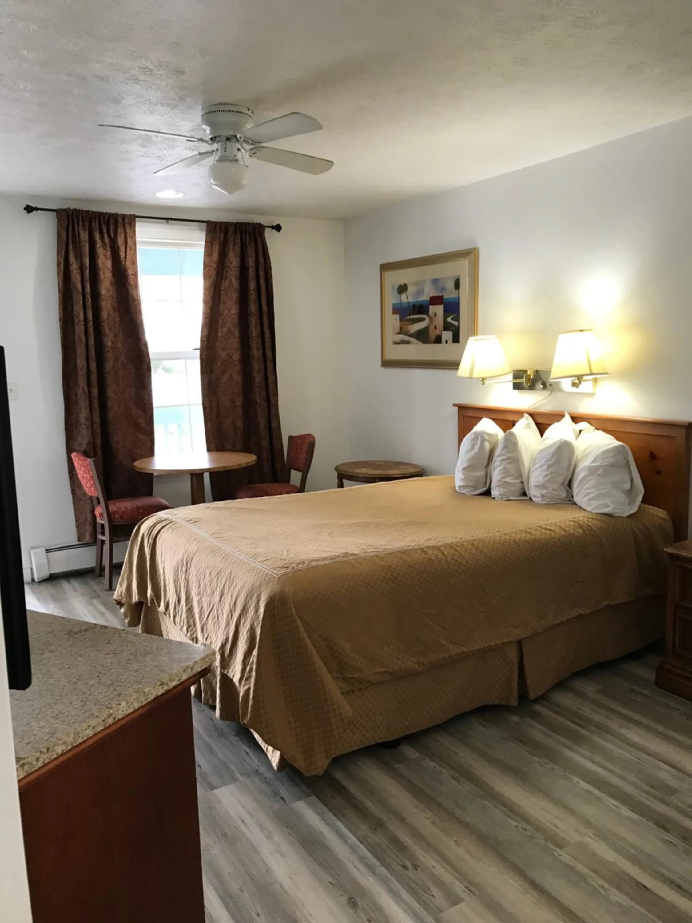 Bed in Exit 5 Resort & Condominium