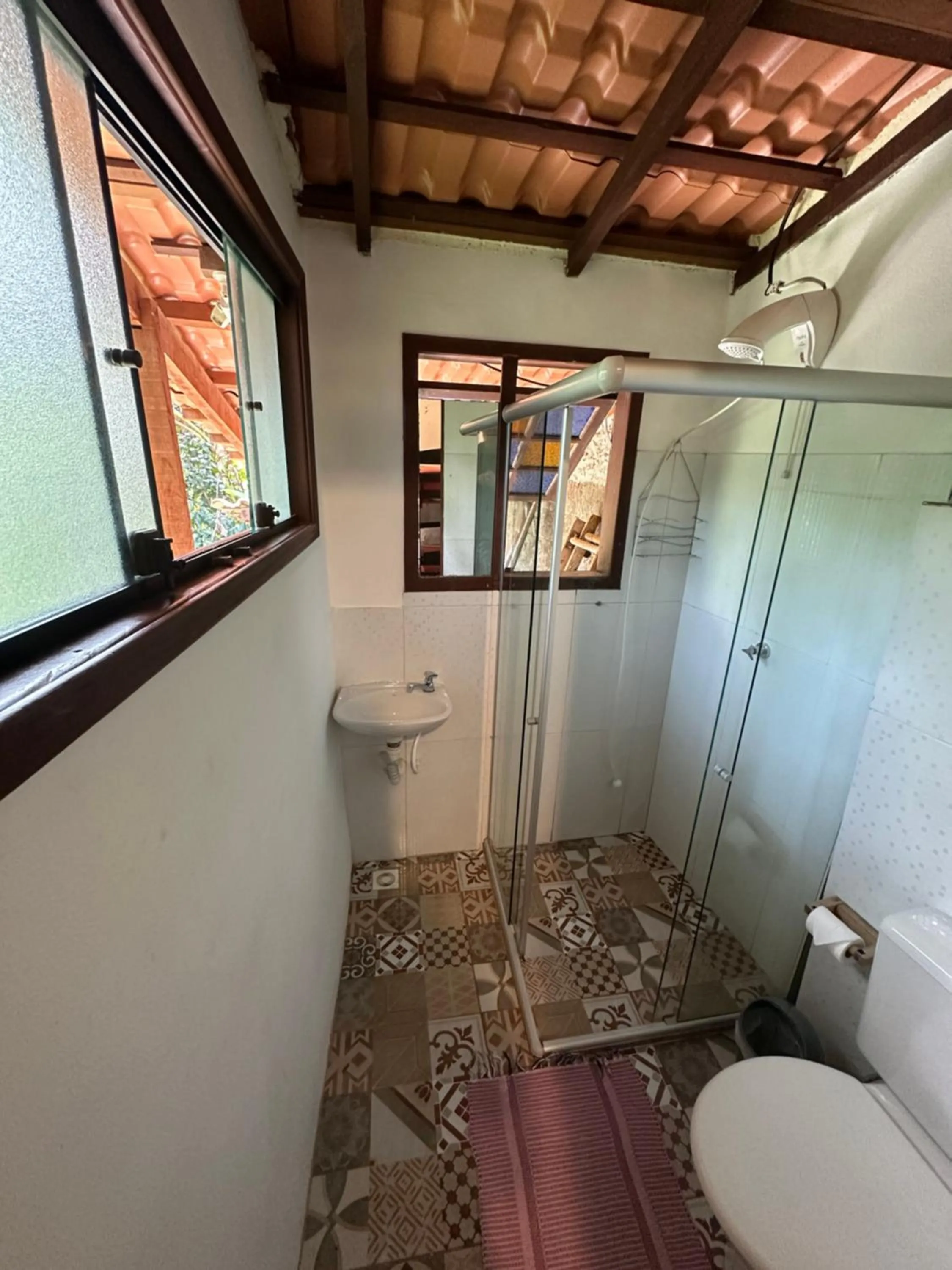 Bathroom in Pousada Cachoeira