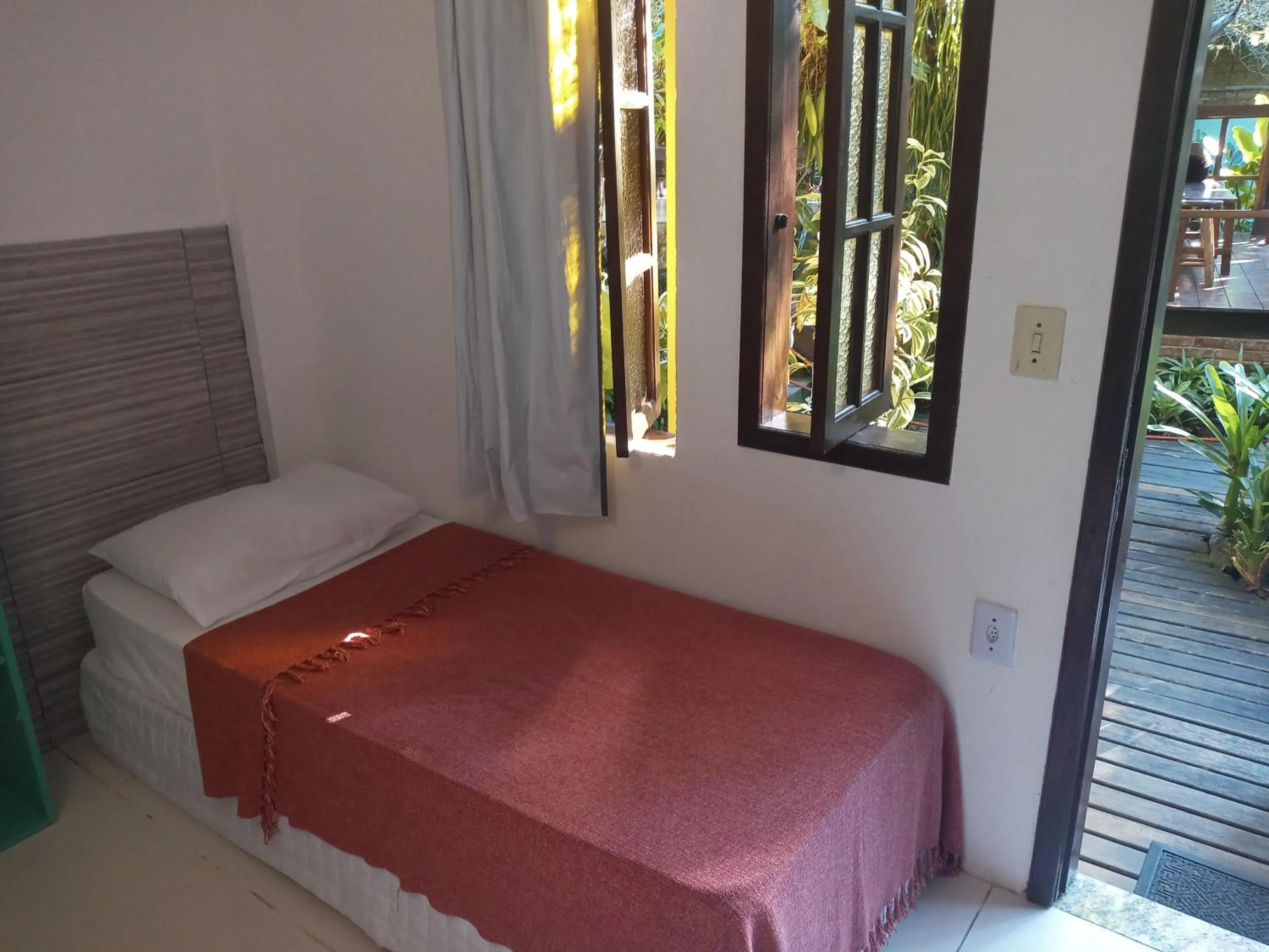 Bed in Pousada Cachoeira