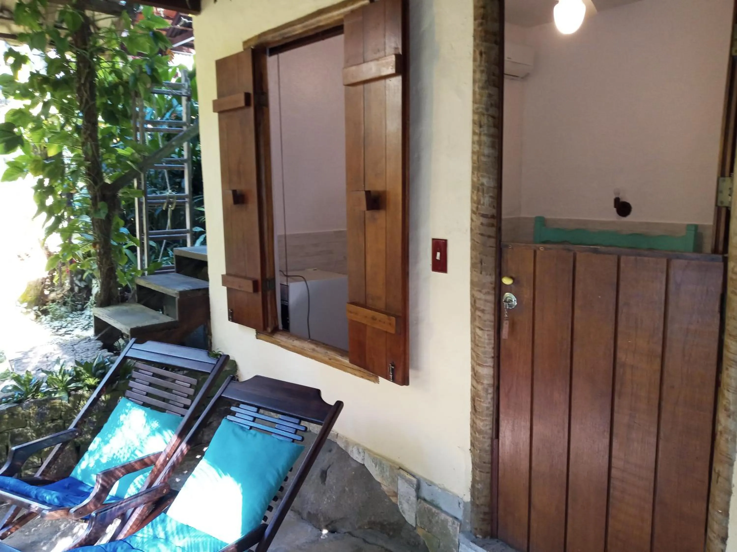 Patio in Pousada Cachoeira