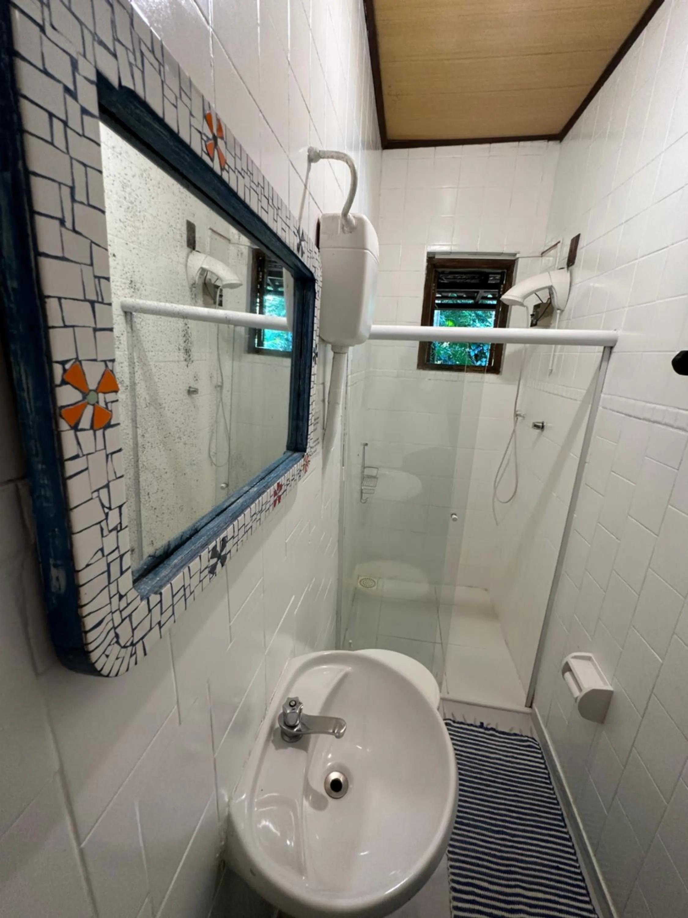 Bathroom in Pousada Cachoeira